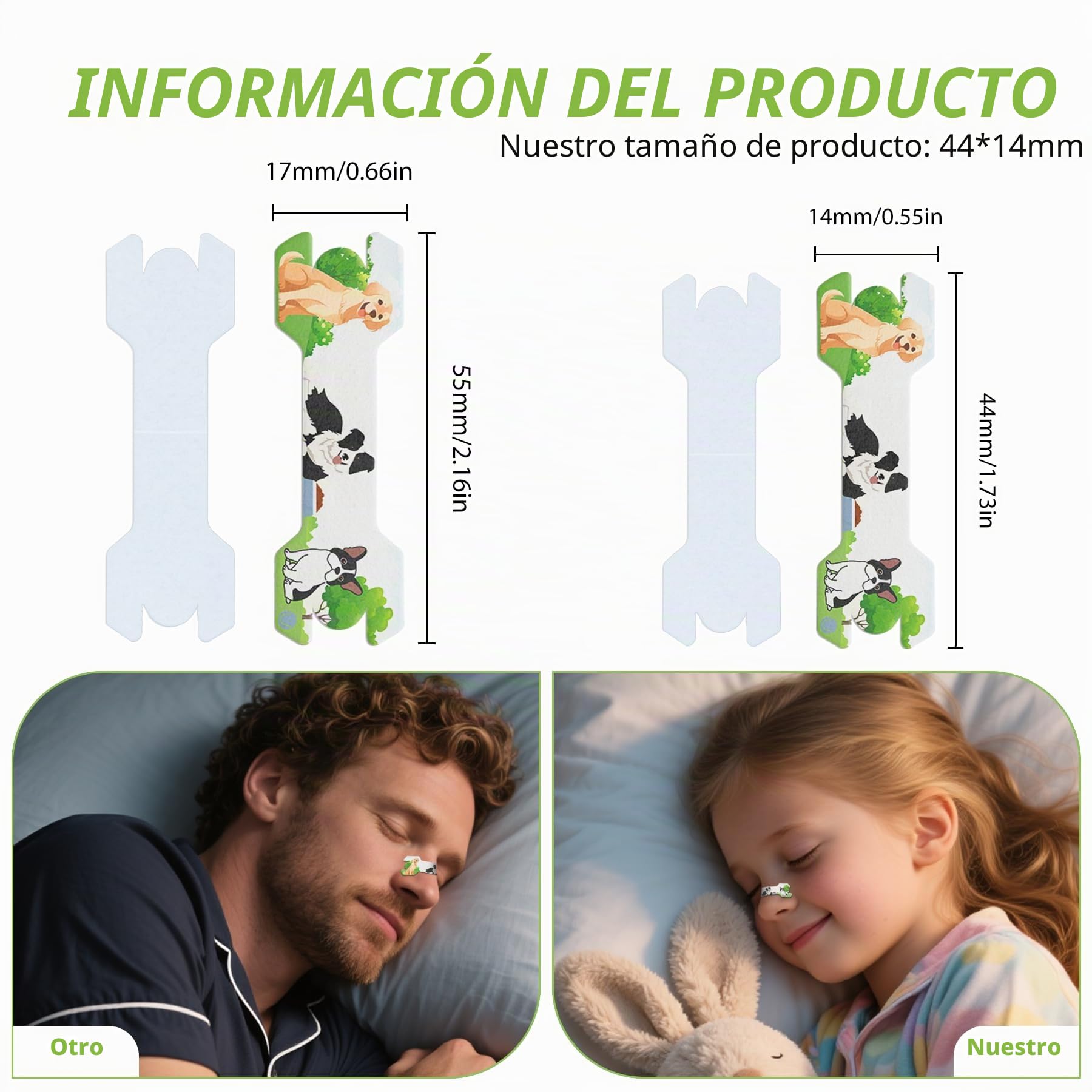 60 tiras nasales para niños, antironquidos, para evitar ronquidos, ayuda contra los ronquidos, tiras nasales para respirar, tiras nasales para respirar, tiras nasales contra ronquidos