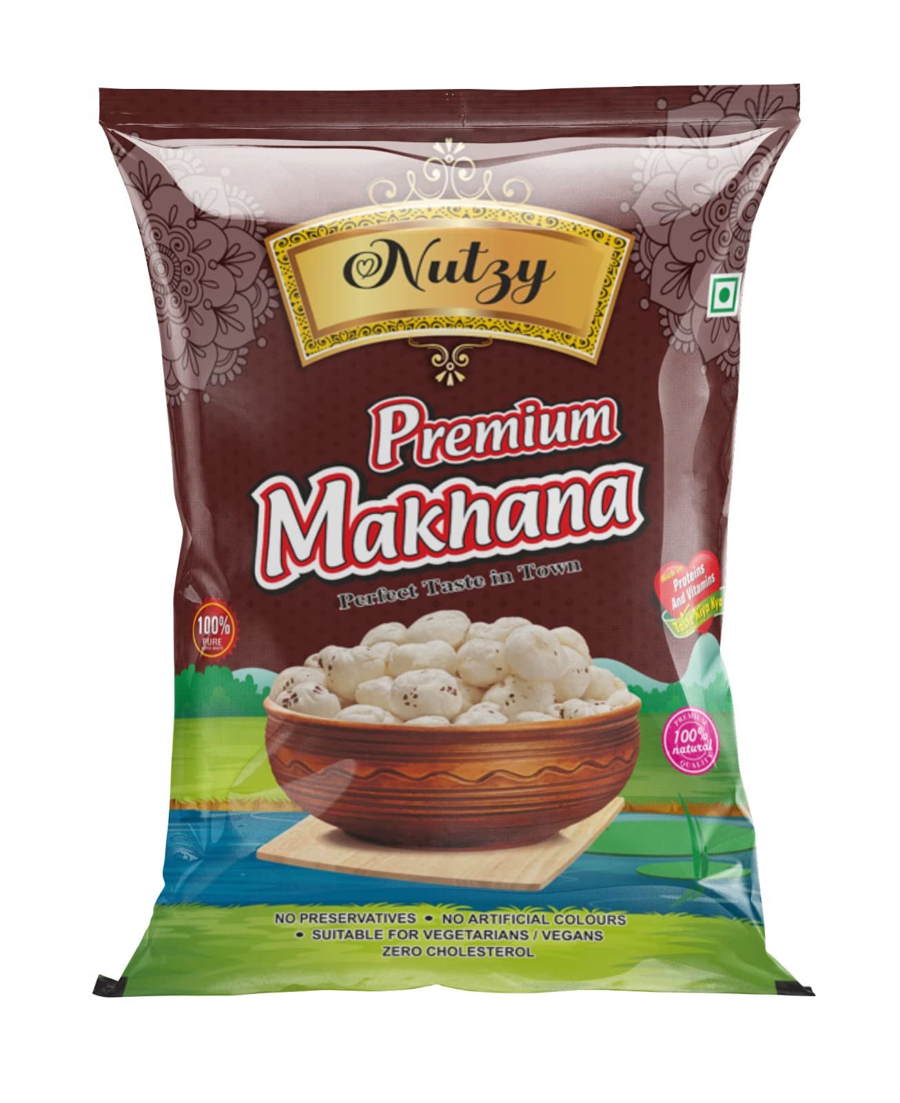 Nutzy Premium Nuts (Lotus Seed/Makhana, 200g)