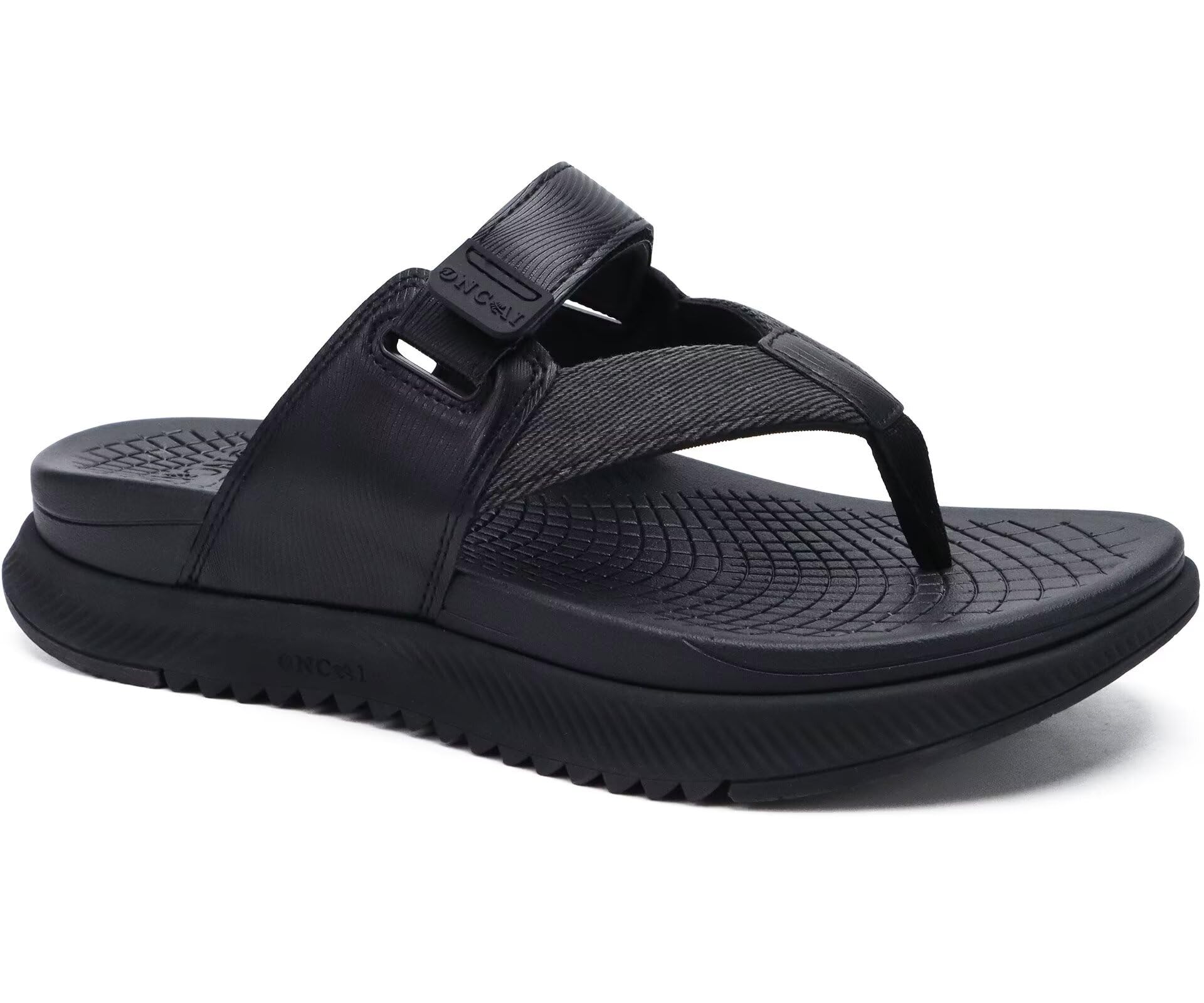 ONCAI Mens Orthopedic Flip Flops Men's Walking Sandals with Arch Support Sport Recovery Sandal for Man size 7-14