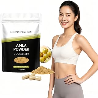 Daily Nutrition Supplement Powder | Vitamin C & Amla Blend | Essential Nutrients, Sustained Energy | Easy-to-Mix Drink Mix(1pcs)