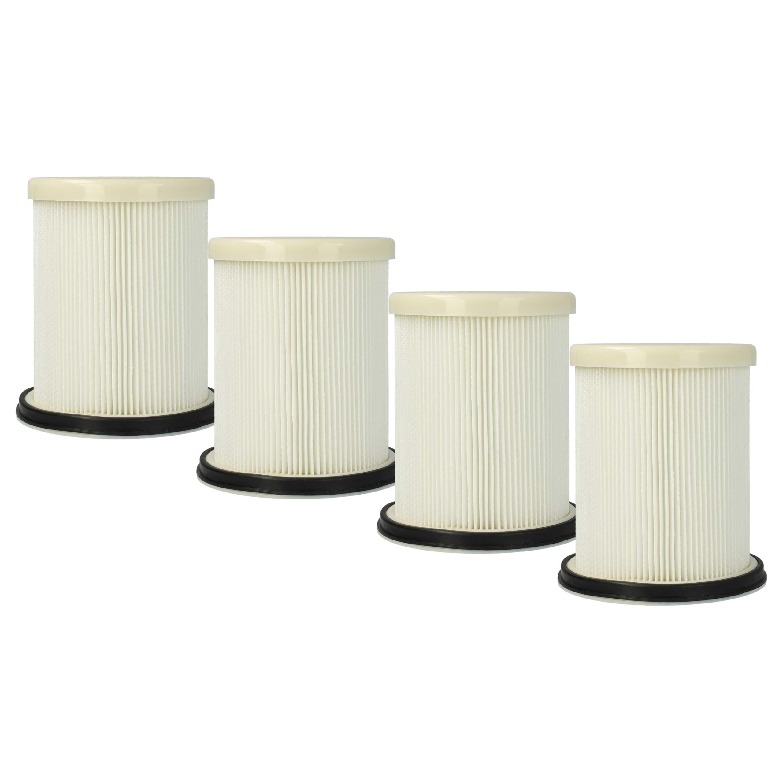 vhbw 4x Filtr zastępuje Arnica BF83 do Odkurzacza, Wash Vacuum Vacuum Cleaner - Hepa Filter Black White