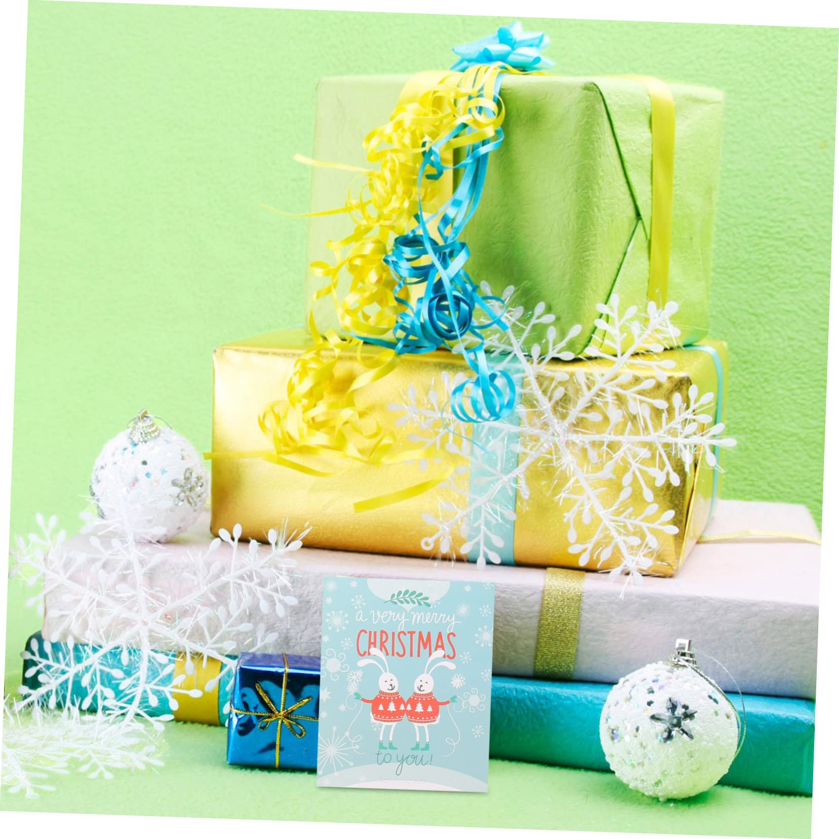 Cabilock 3 Set Biglietti Natalizi Creativi con Adesivi Grattabili per e Festeggiare con Famiglia e Amici