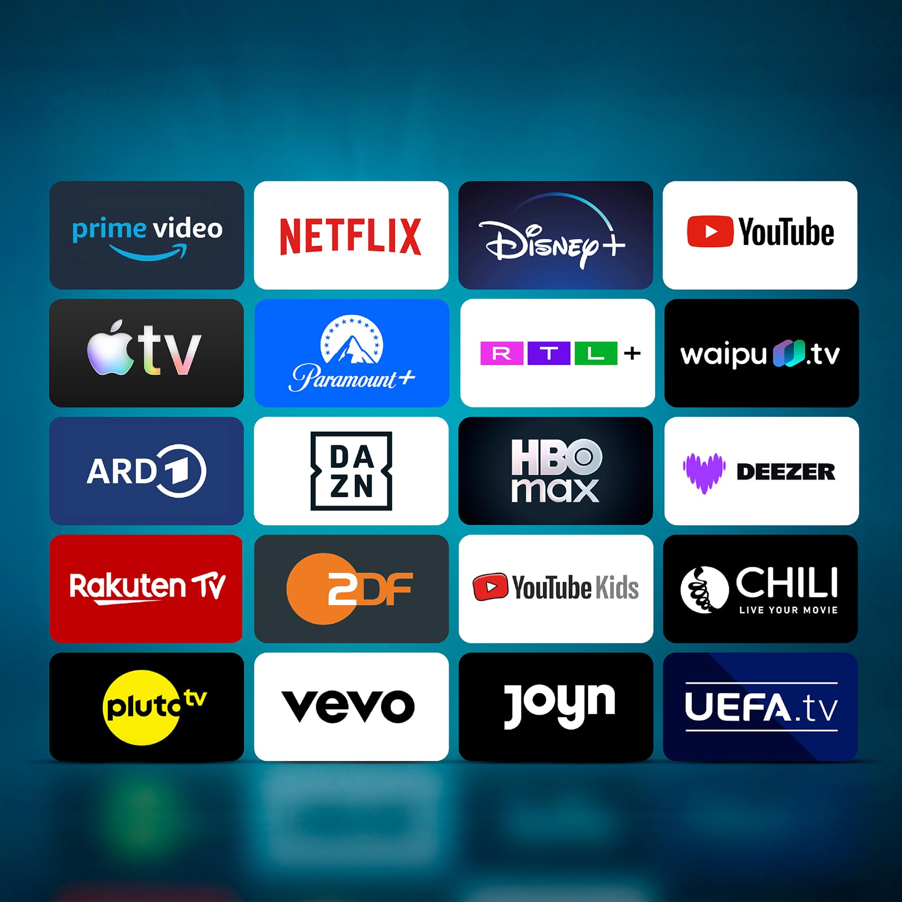 DYON Smart 43 VX - 43 Zoll (108 cm) Full-HD Smart TV mit HD Triple Tuner (DVB-C/-S2/-T2), App Store, Prime Video, Netflix, YouTube, DAZN, Disney+, waipu.TV, Hotelmodus