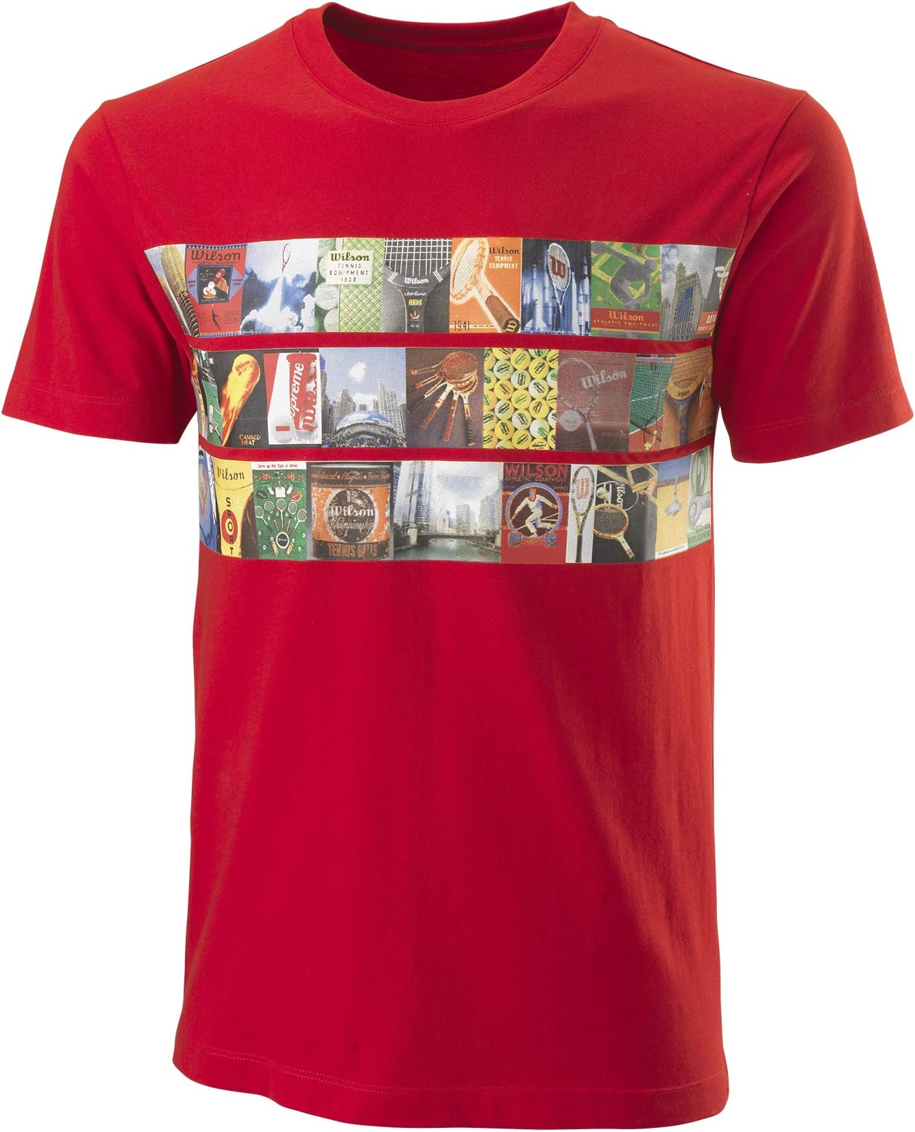 WilsonMen's PHOTO CTN T-Shirt Tennis Shirt