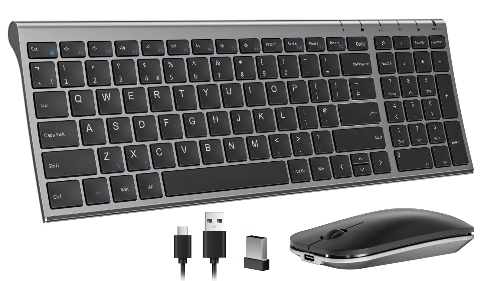 seenda Wireless Keyboard Mouse Set