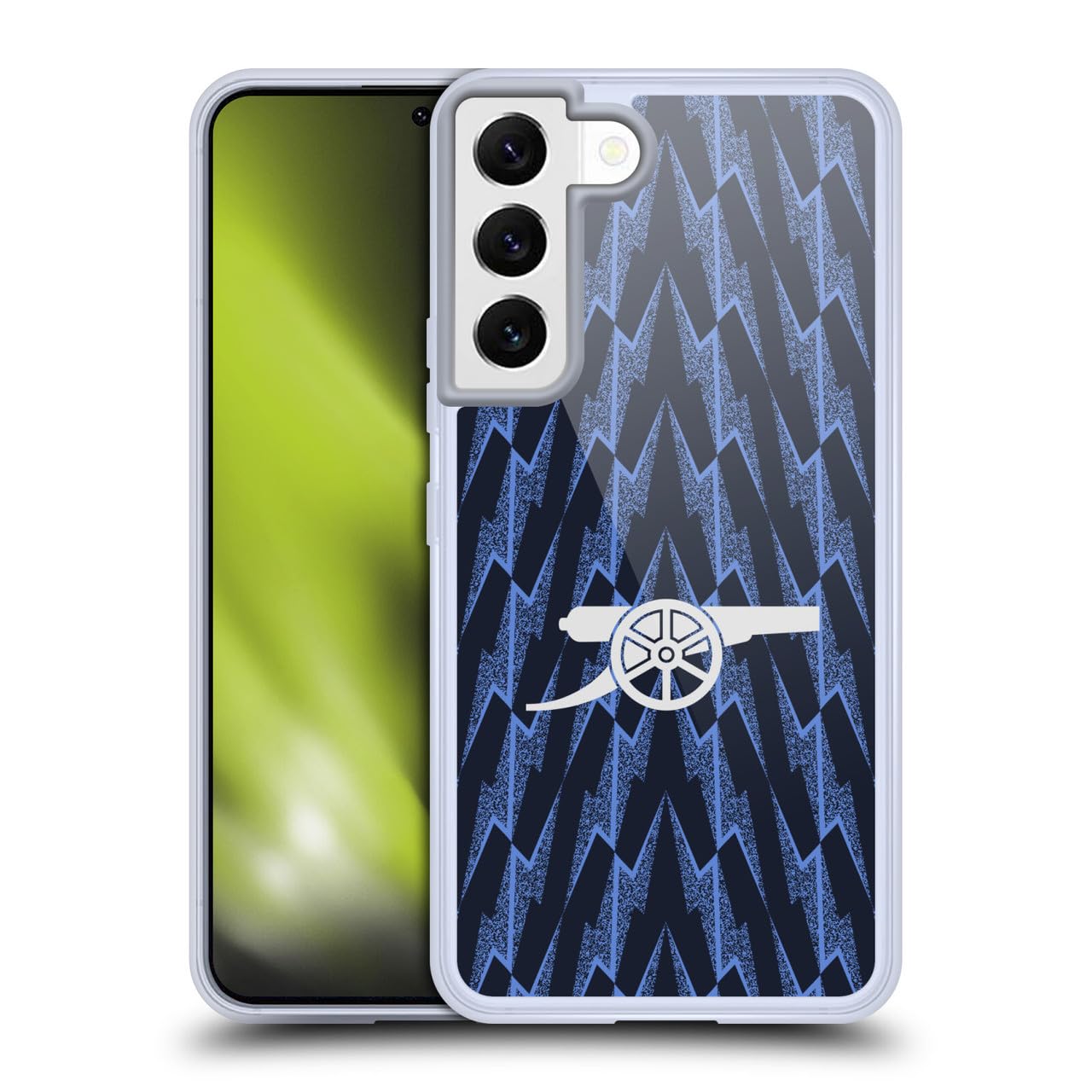 Head Case Designs Officially Licensed Arsenal FC Away 2025/26 Kit Gel Case [Military Grade Protection] Compatible With Samsung Galaxy S22 5G