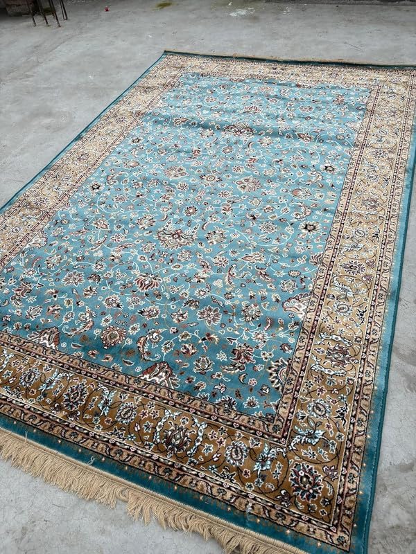 Image of Luxury Silk Carpet 3 x 5 FEET for Living Room or Bedroom, Made with Premium Silk, Perfect for Elegant Interiors Comfort and Timeless Design