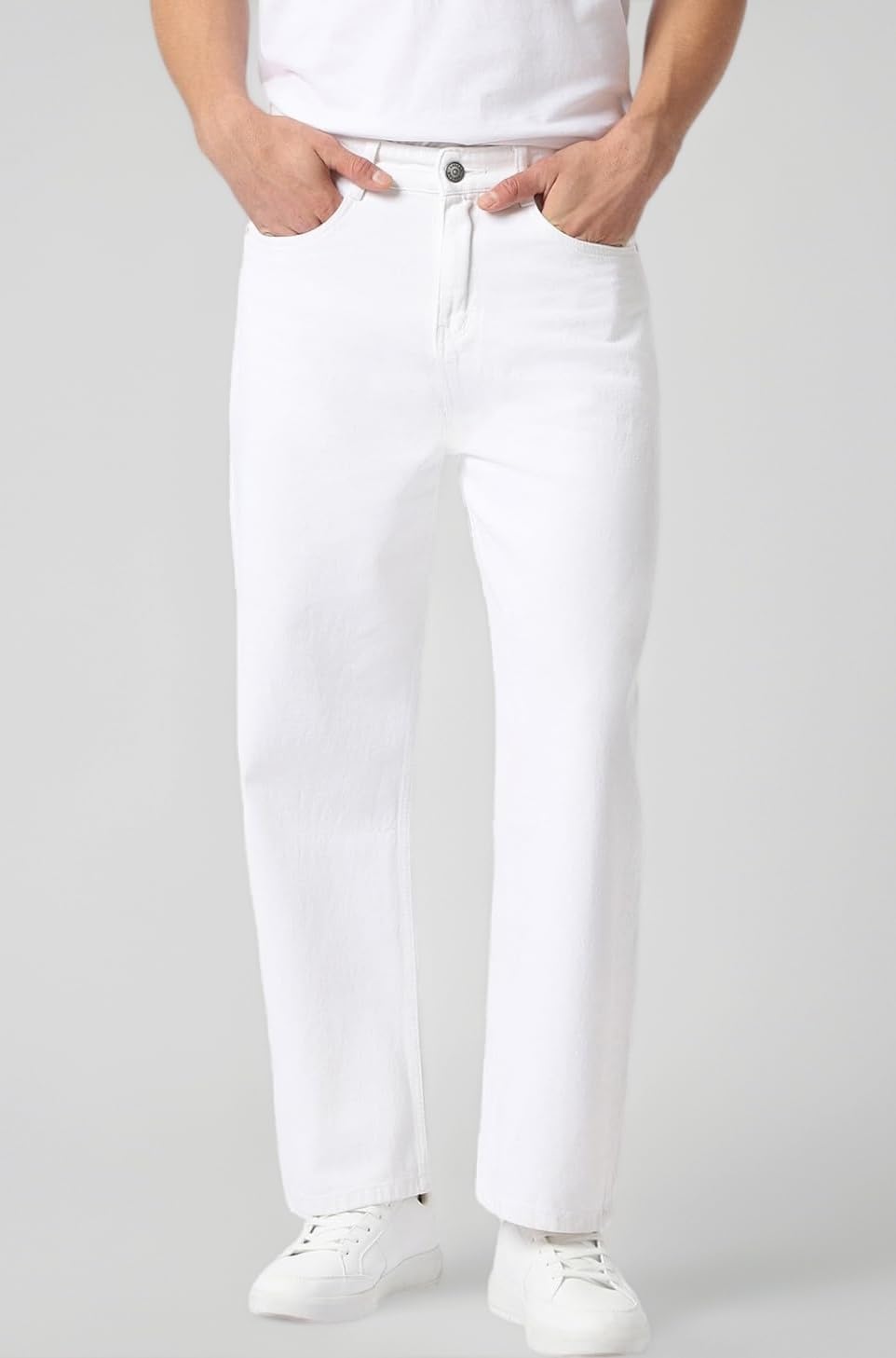 Men's Loose Mid Rise Jeans