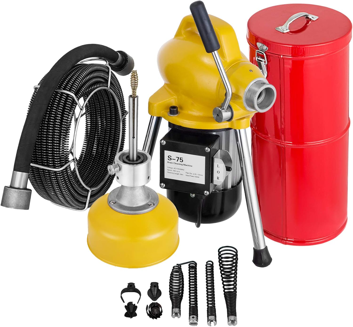 Mophorn 66 Ft x 2/3 Inch Electric Drain Auger Best fit 3/4Inch(20mm) to