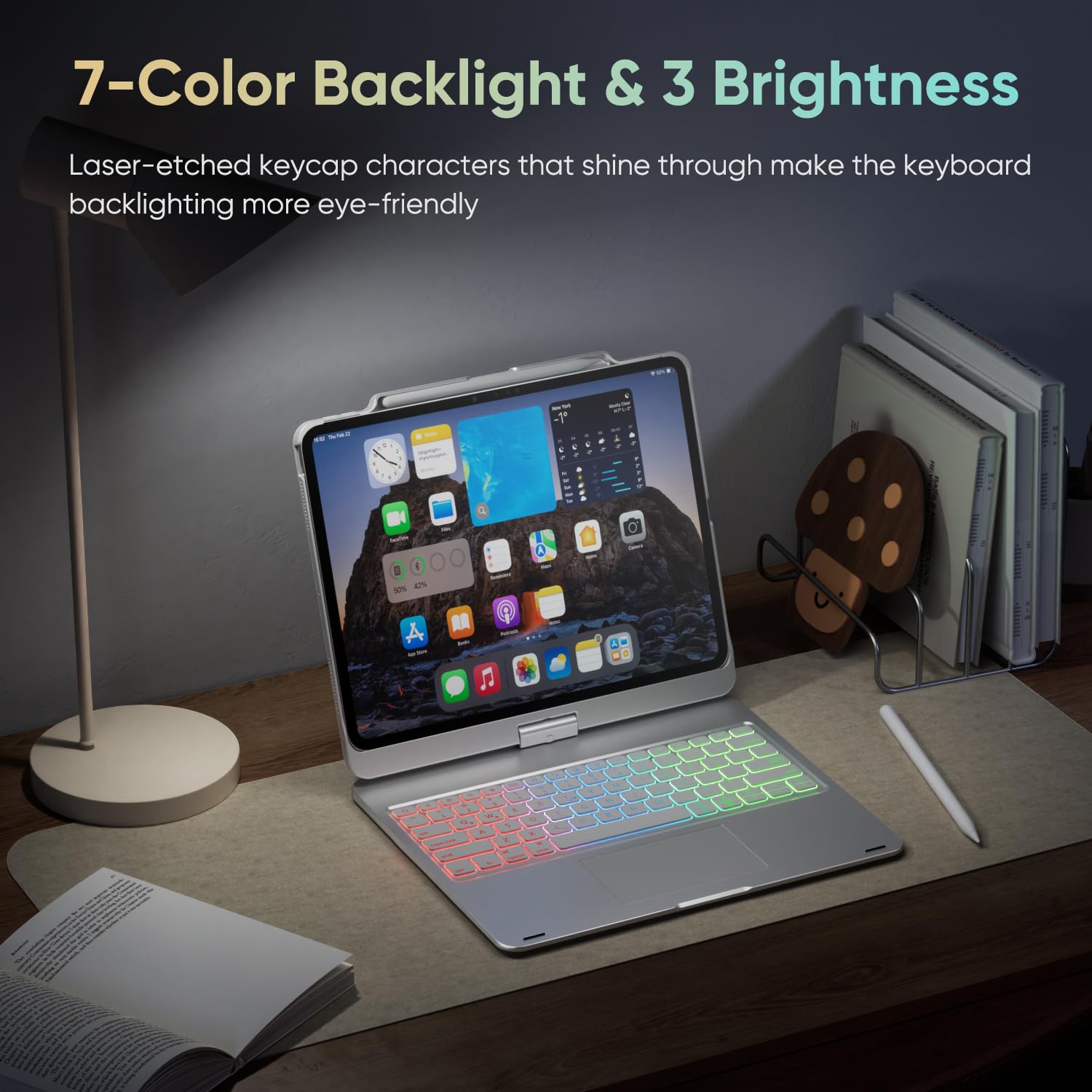 doqo iPad用 キーボードケース トラックパッド搭載 Amazon.co.jp: doqo キーボードケース iPad Air 13インチ (M3/M2