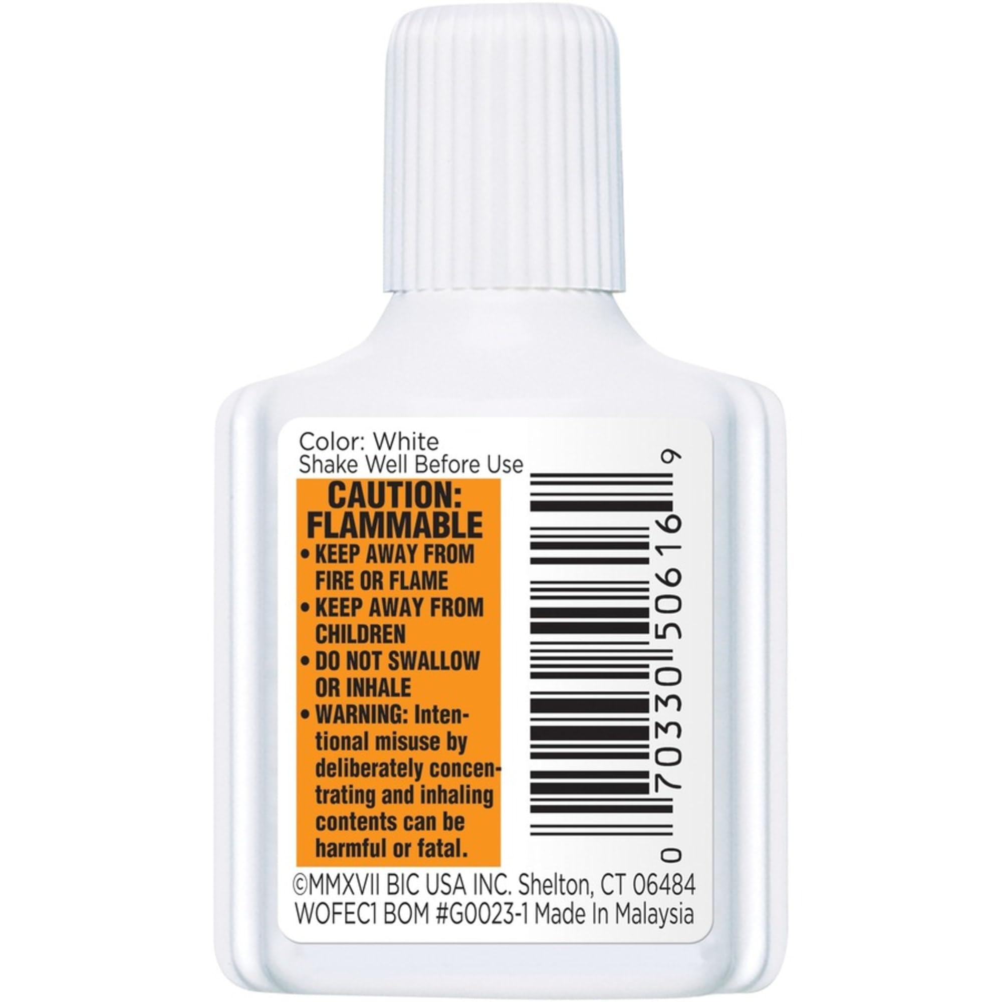Bic Wite Out Extra Coverage Correction Fluid-51443 .7 Fl Oz. Each (2 Per Pack)