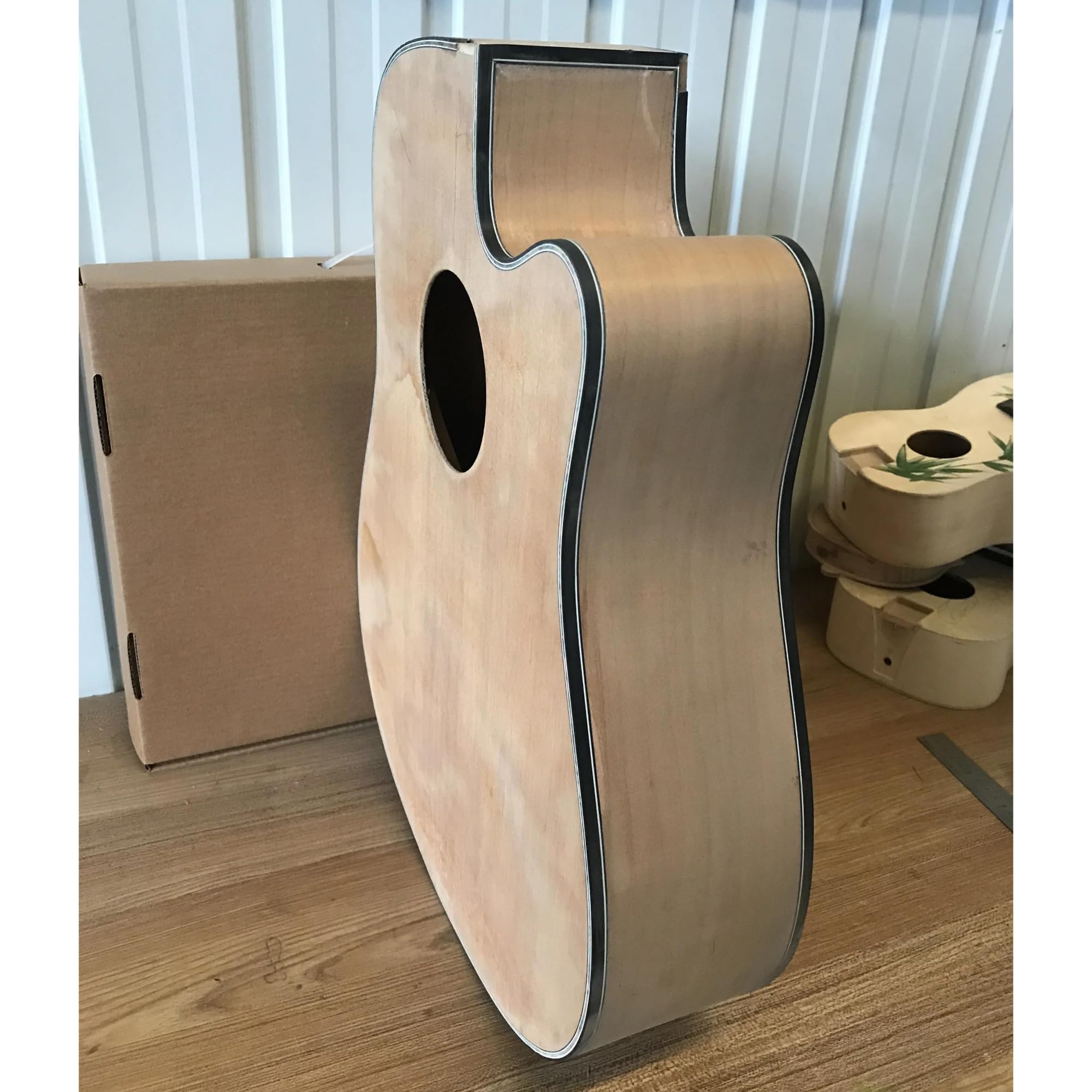 Fai da te Corpo Della Chitarra Durevole Corpo Di Chitarra Acustica In Legno Massello Strumento Folk Da 41 Pollici