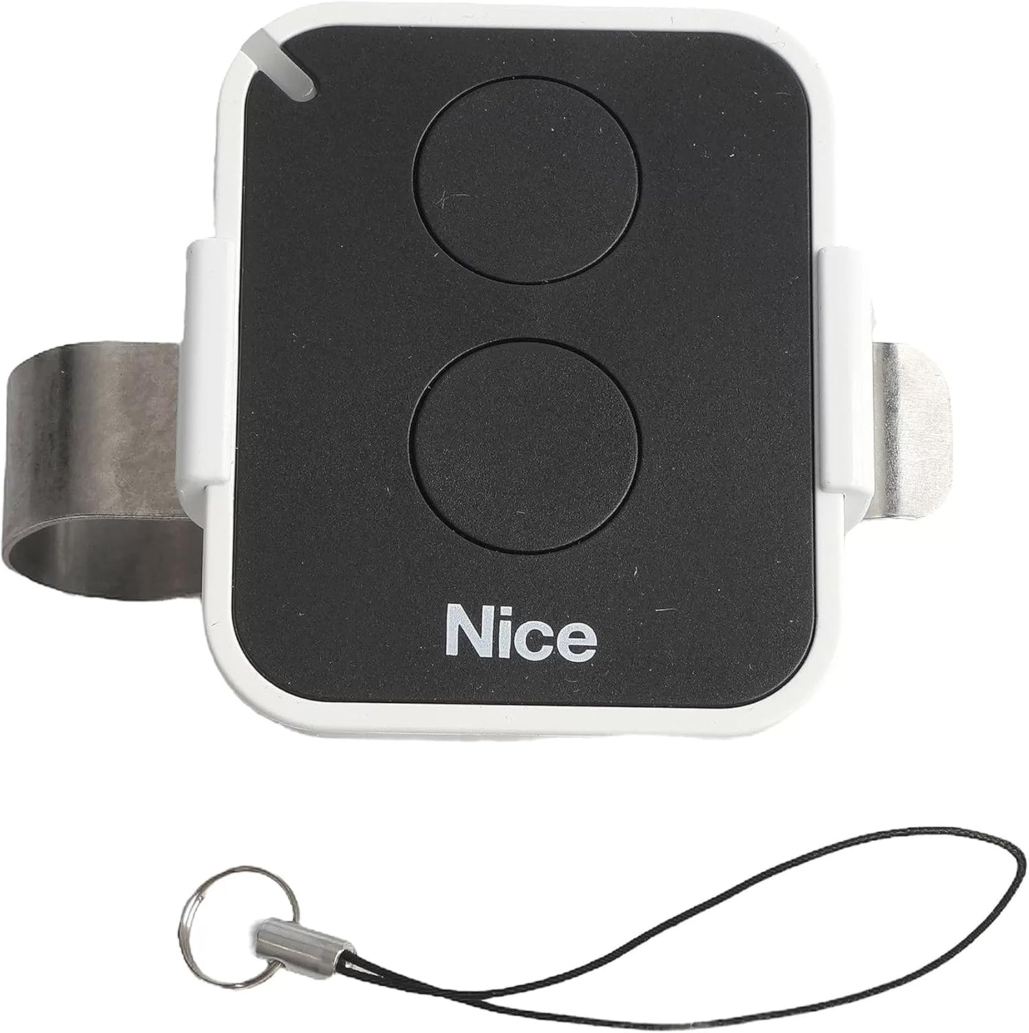 ON2E-A Black 2-Button Era One Transmitter with 72-Bit Rolling Code & Visor Clip