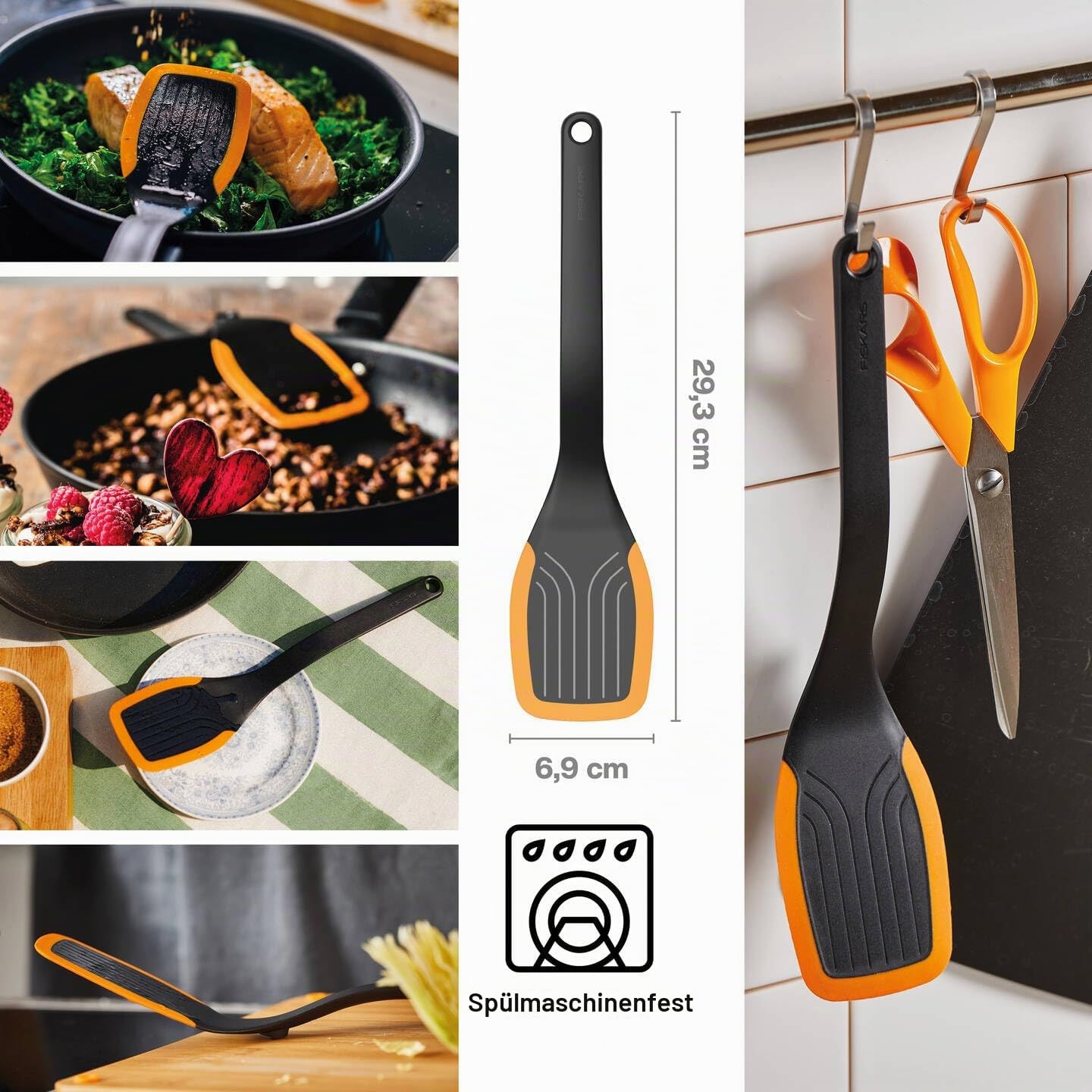 Fiskars Starter-Set, 3-teilig, Küchenutensilien, Functional Form