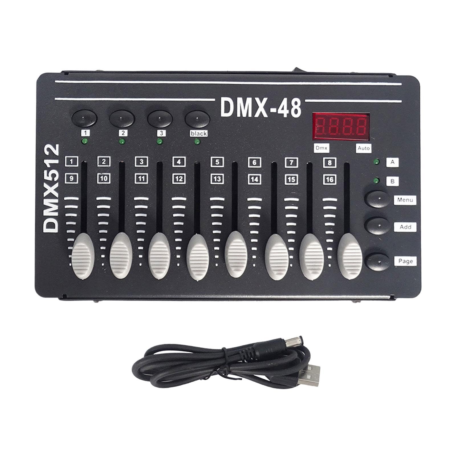 Controller, Controller Luci con USB, Controller 512 per Feste, Discoteca, Operatore, Controllo Luci