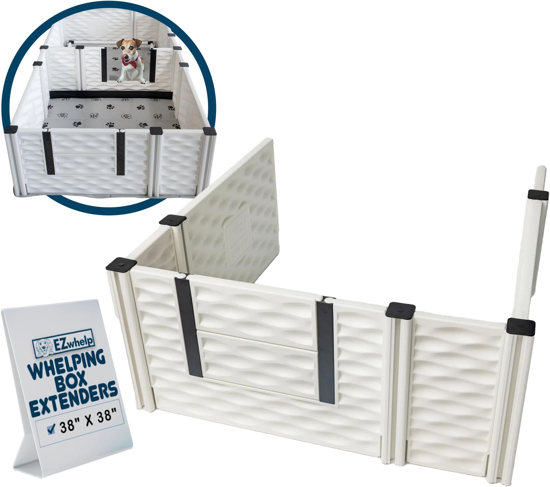 PUPez Whelping Box for Large Breed Dogs Whelping Box for