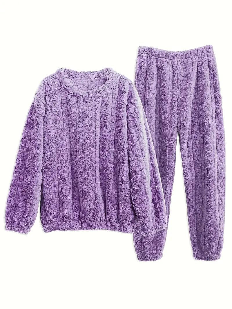 geifa Cozy Comfort Women Winter Set – Soft Fleece Warm Wear for Chilly Days-picture-39
