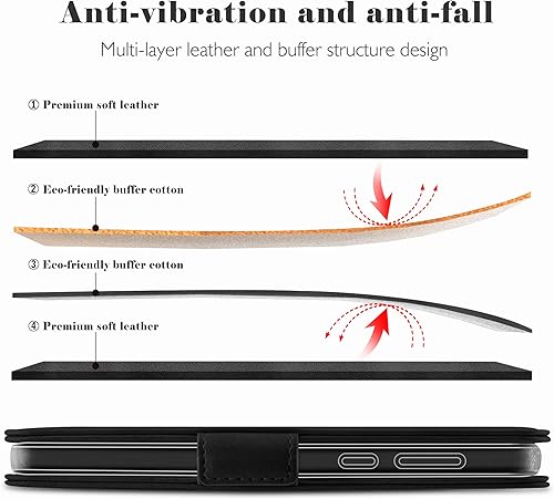 Miniatura 2 de YATWIN Funda para Samsung Galaxy A12, cierre magnético, con tarjetero y función a prueba de golpes, compatible con Samsung A12, color rojo vino