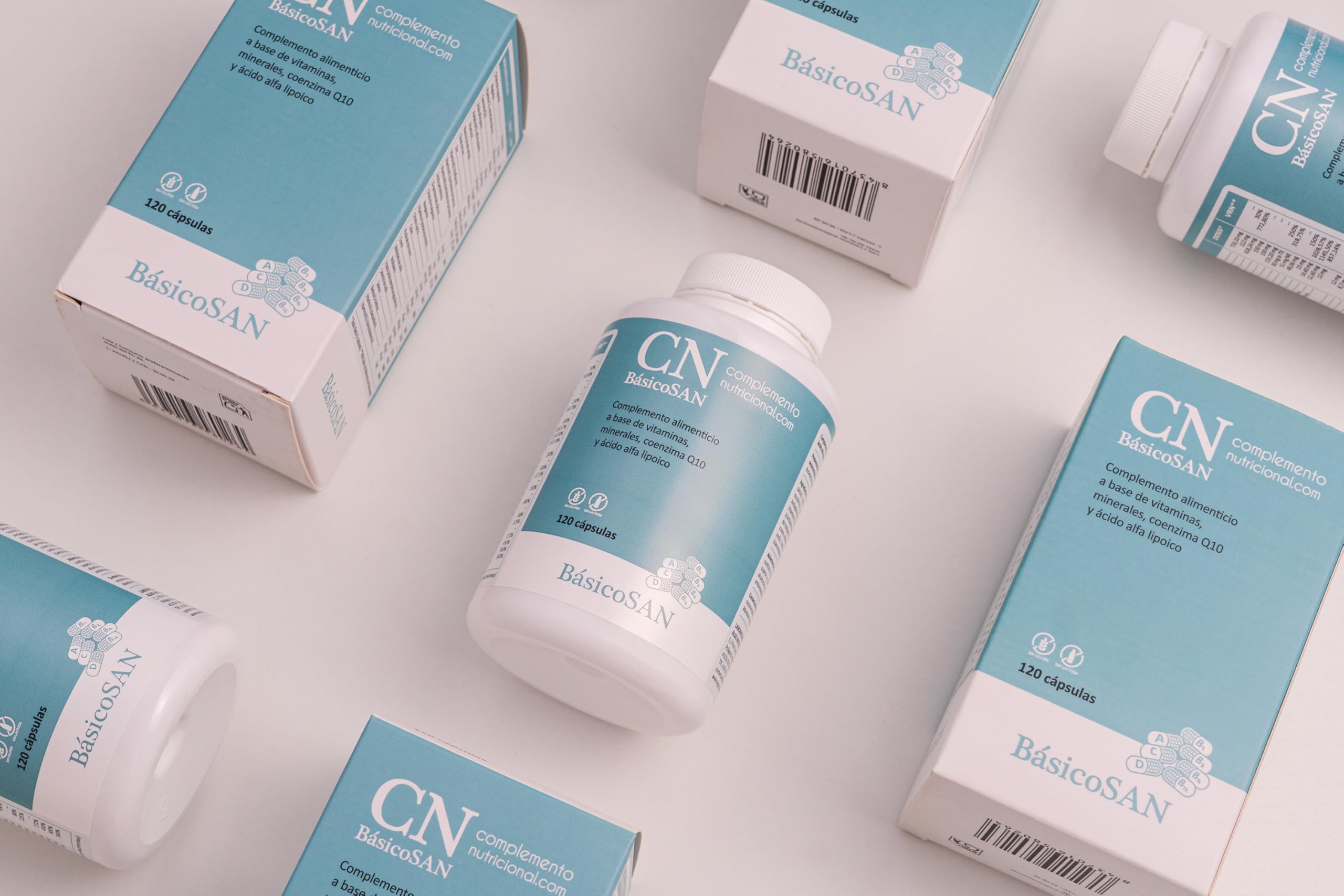 CN BÁSICO SAN complemento nutricional 120 cápsulas con vitaminas y minerales