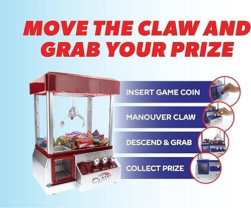 Miniatura 6 de Etna Máquina electrónica de garra de arcada - Máquina de agarre de juguete con luces LED intermitentes y sonido