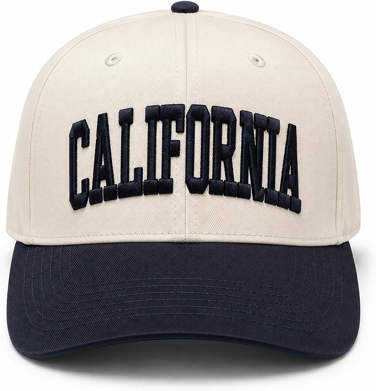 California Arch Embroidered Cap - 3D Puff Snapback Hat