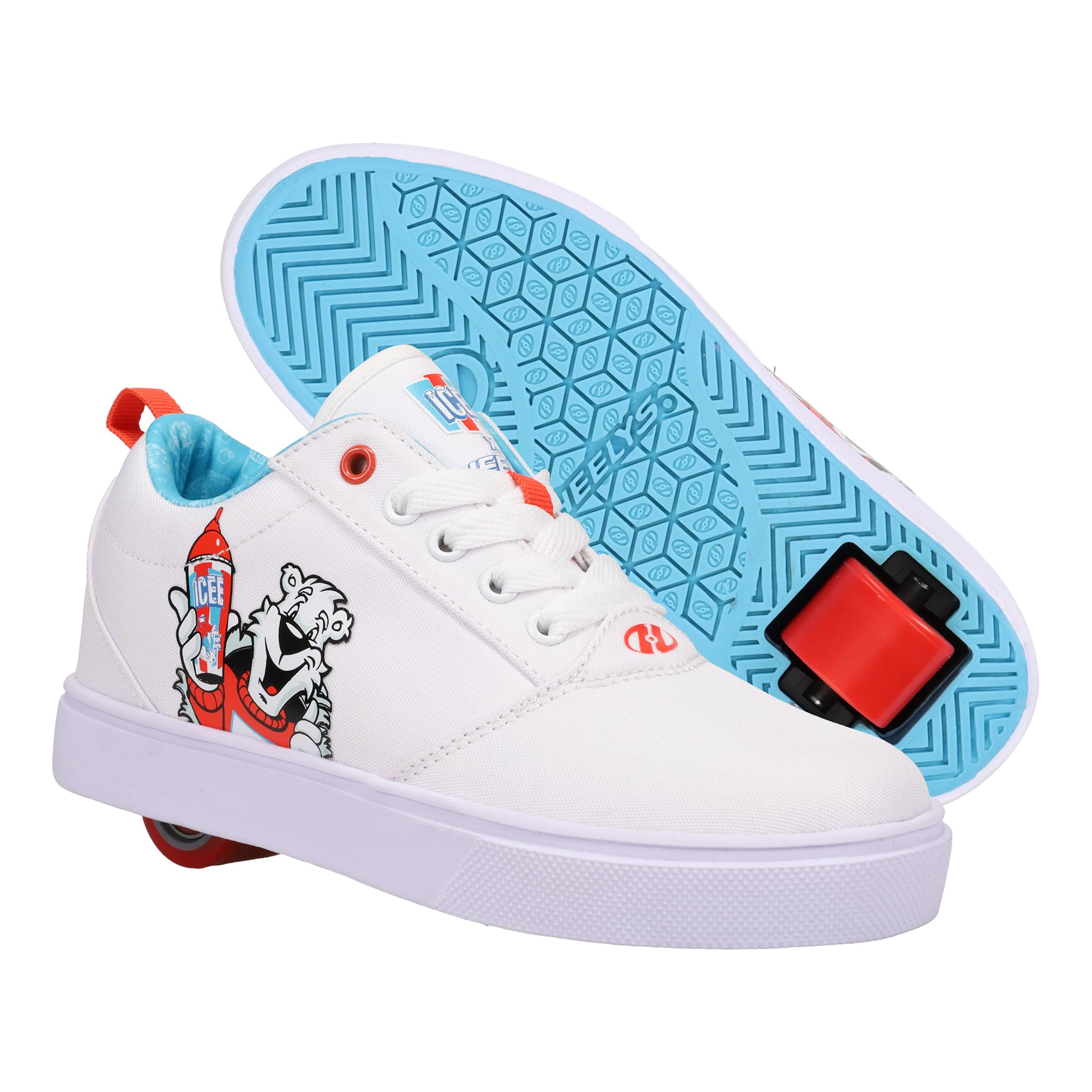 HEELYS Pro 20 ICEE (Little Big Kid) Wheeled Heel Shoe, Turquoise, 5 US Unisex