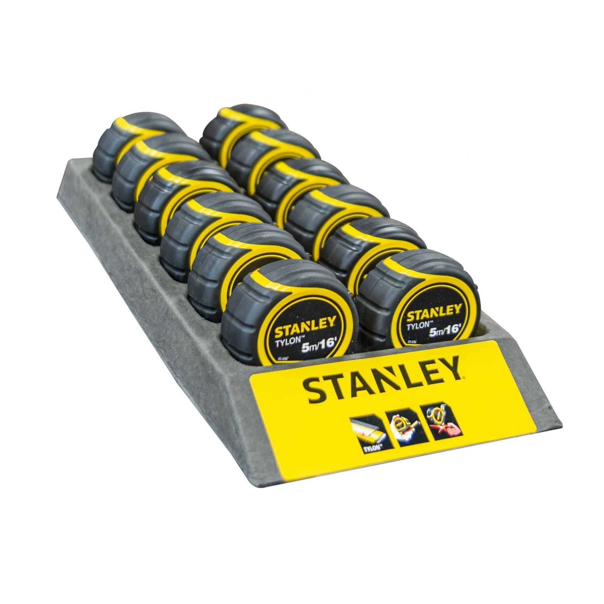 Amazon.co.jp: STANLEY コンベックス TYRONテープ 5mX19mm 1-30-696