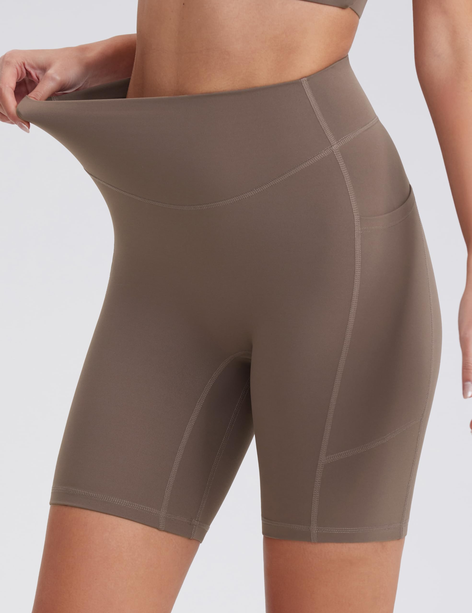 ENERBLOOM Biker Shorts for Women with Pockets, 5