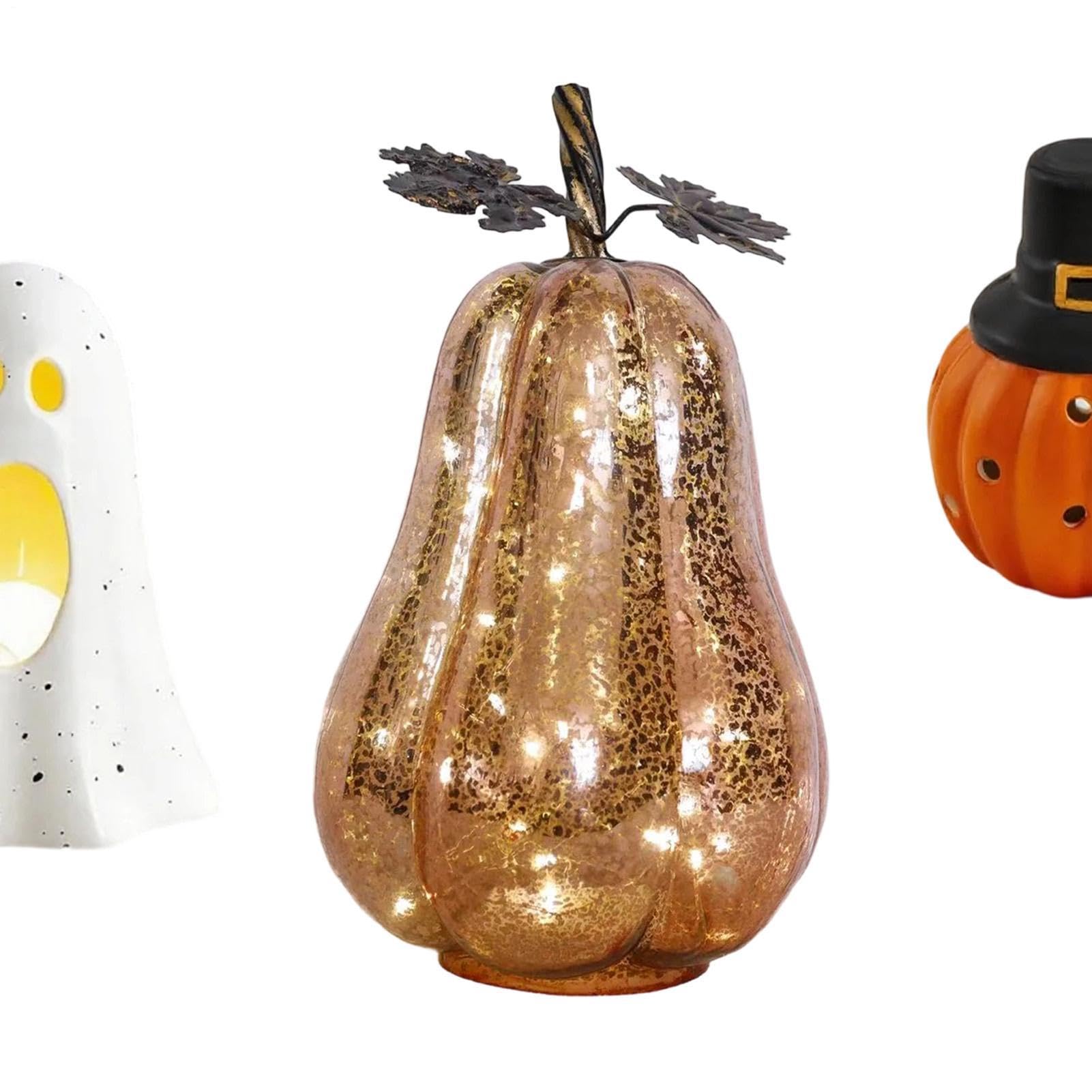 Zucche di illuminate Decorazioni del Ringraziamento