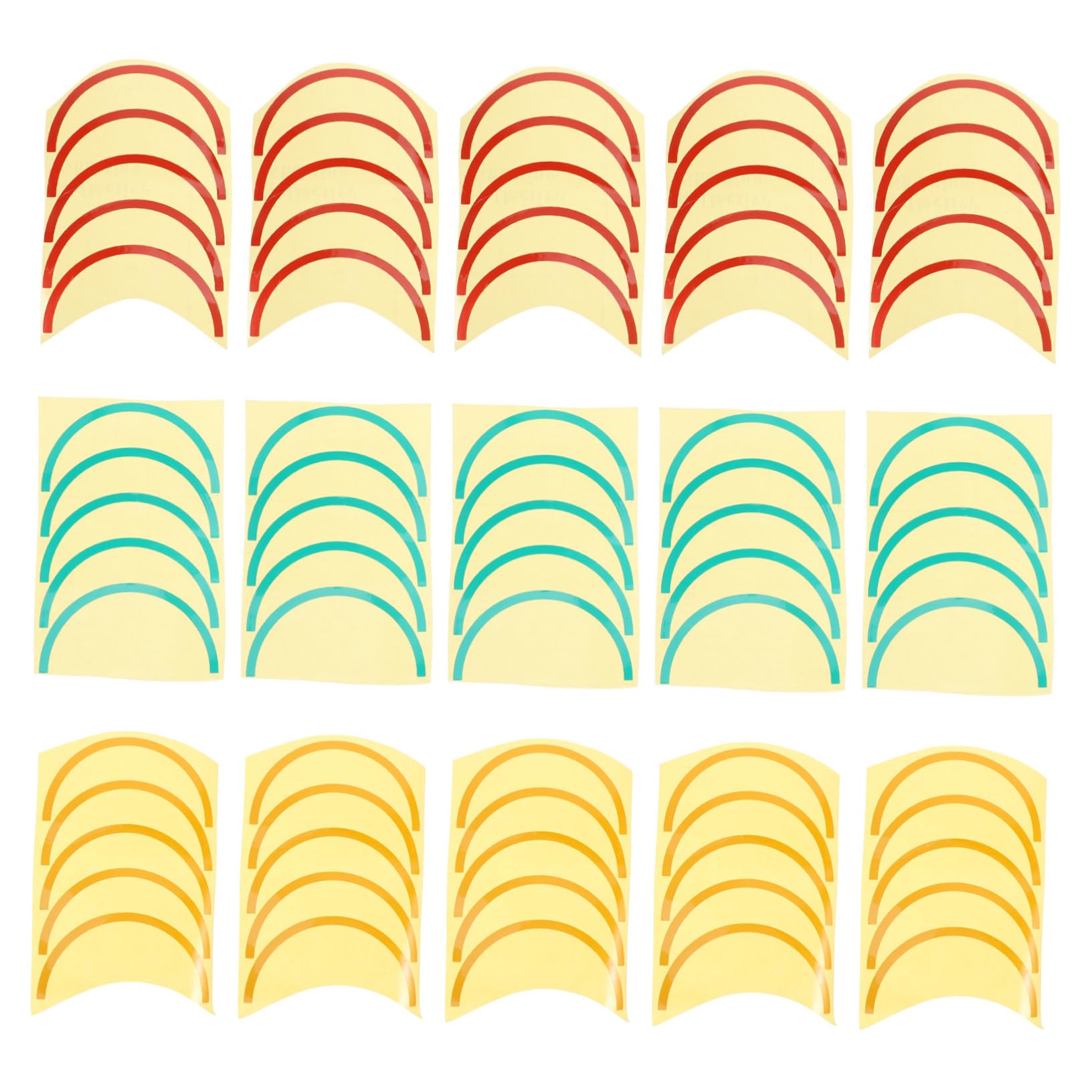 VILLFUL Pressure Gauge Label Stickers 6 Pack Industrial Stickers Pressure Meter Indication Label Water Resistant Decal Precise Range