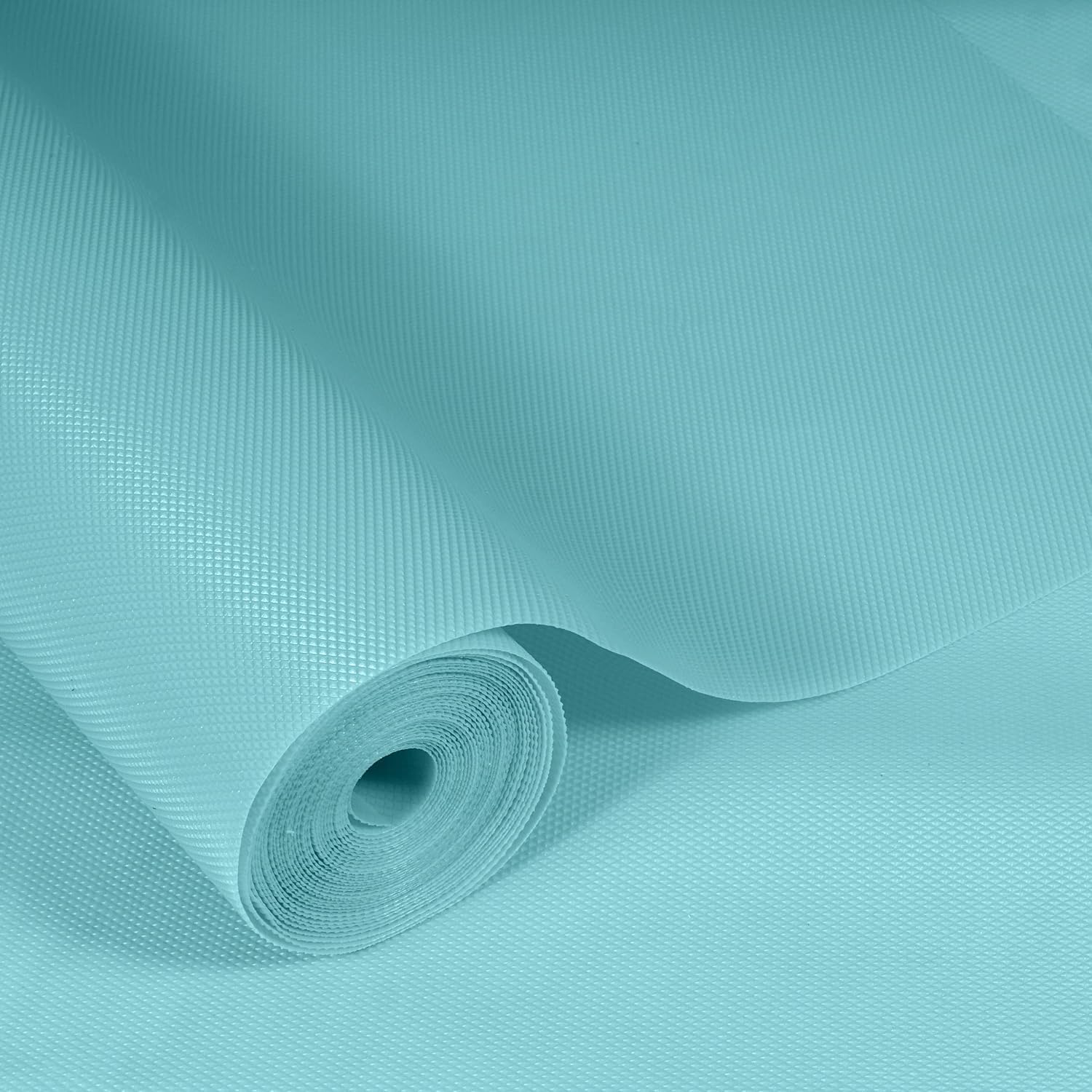 ElastPro (45 cm X 5 m) EVA Food Grade Multipurpose Washable Anti Slip Mat/Sheet for Fridge, Shelf Liner, Table, Kitchen Drawer mat (Diamond Texture, Light Blue)