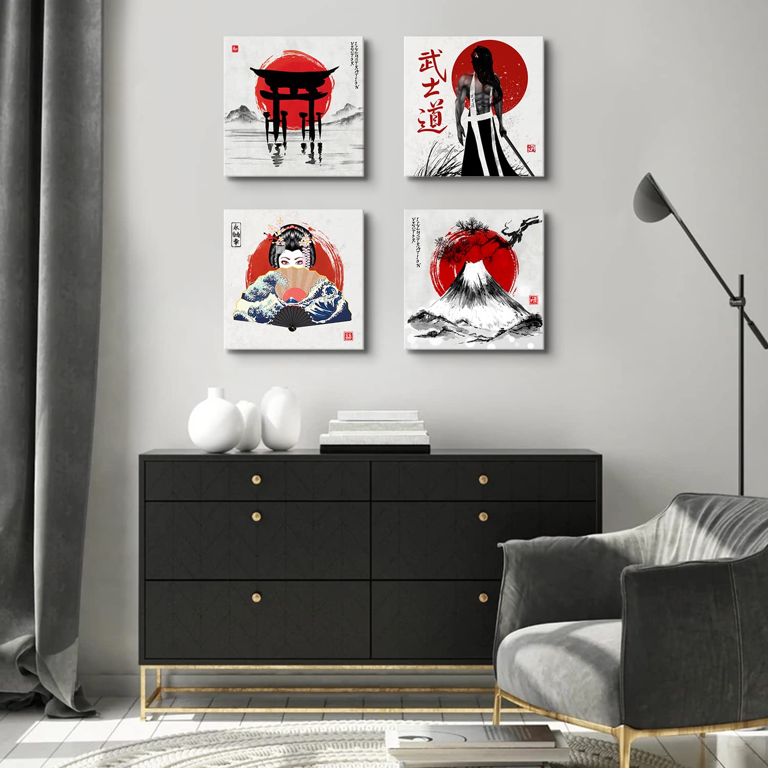 熊本正義、『カナールと赤い壁の館』、希少な画集より、新品高級額 熊本正義、『カナールと赤い壁の館』、希少な画集より、新品高級額