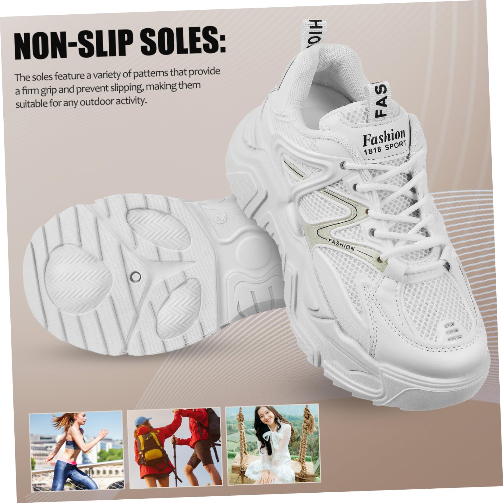 GALPADA Scarpe da papà Scarpe Invernali Shoes for Women Scarpe da Ginnastica Bianche da Donna Scarpe da Ginnastica Moda Donna Scarpe da Ginnastica Grosse per Le Donne pu Artificiale
