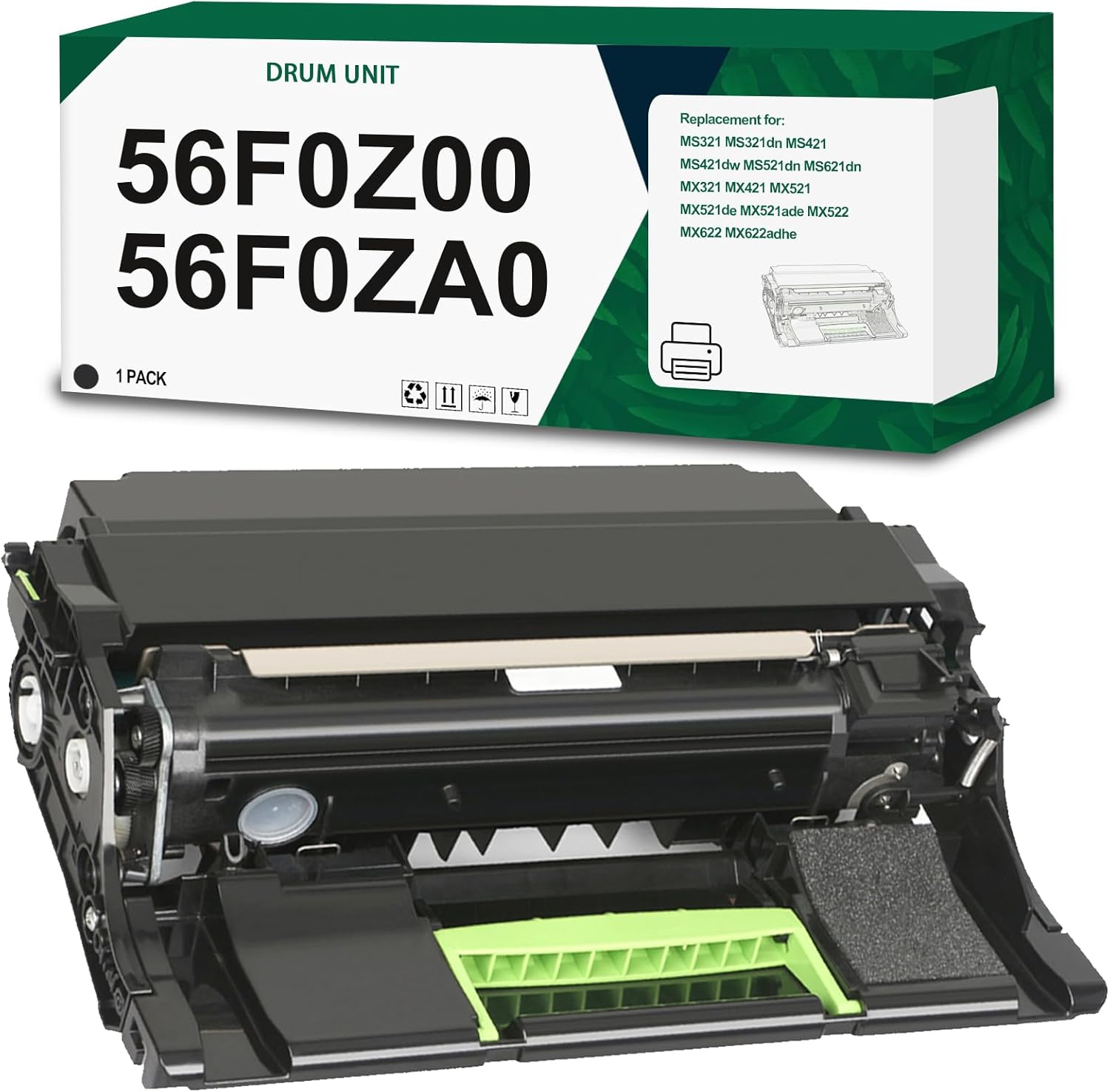 Amazon.com : 56F0Z00 Imaging Unit Compatible 56F0ZA0 MS321 Drum Unit ...