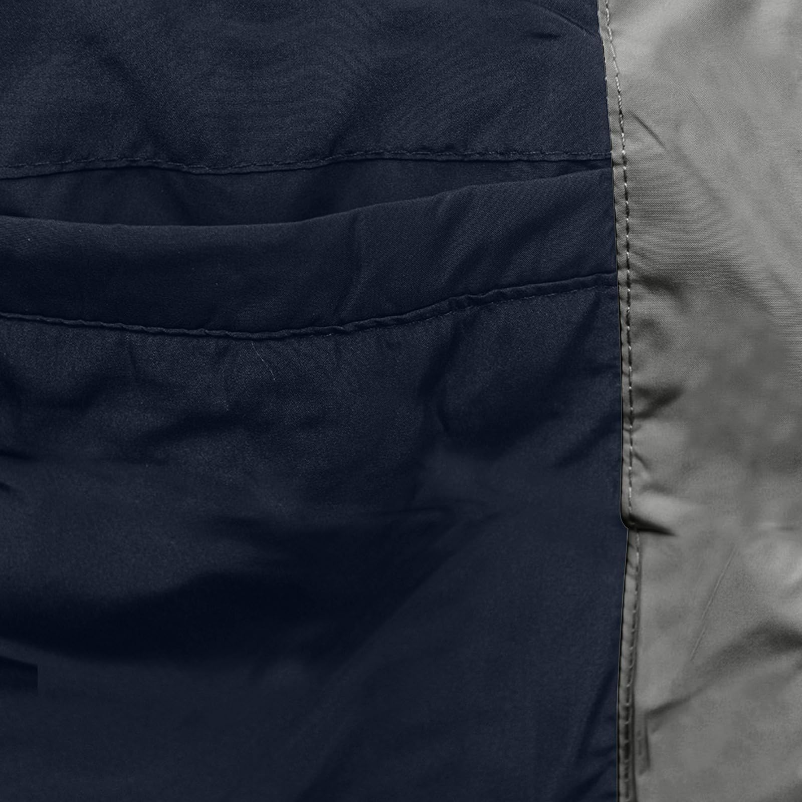 Genérico Abrigo Plumon Mujer Largo,Chaqueta De Invierno De Manga Larga Con Cremallera Y Bolsillos Para Mujer