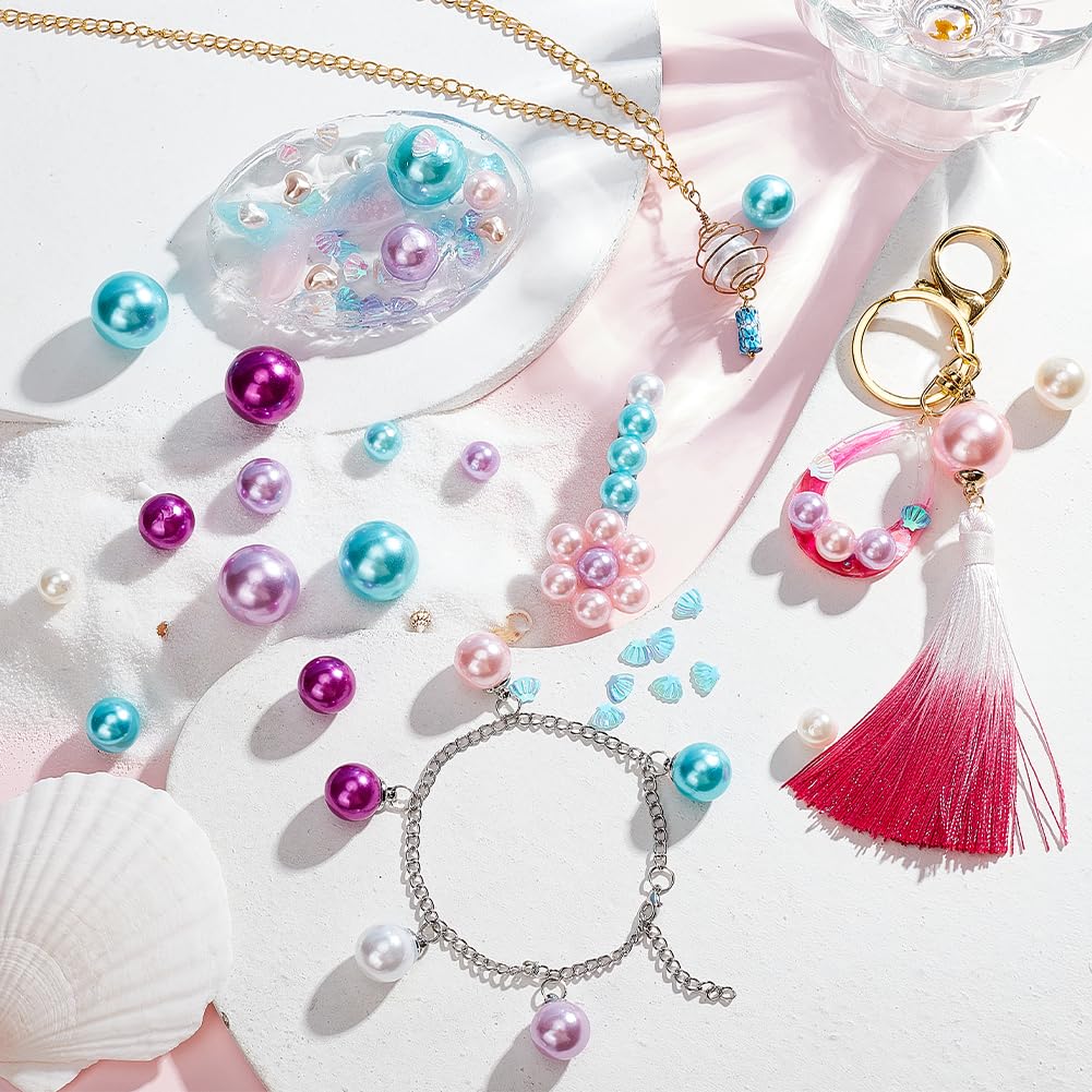 1070 Perle Senza Fori PandaHall - 6 Misure Per Decorazioni E Riempitivi Vasi - Foto 9