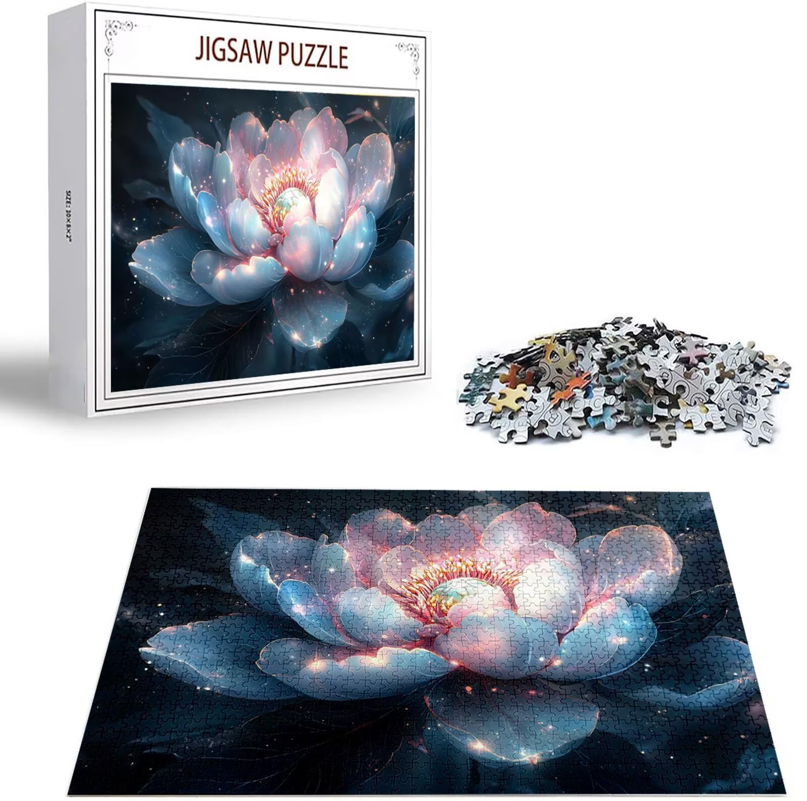 Puzzle 1500 sztuk dla dorosłych i młodzieży, 3 4 5 lat marzenie 6 7 8 lat zrównoważone gry edukacyjne z wysokiej jakości drewnianymi motywami dla dorosłych do zabawy z kwiatami do zabawy rodzinnej