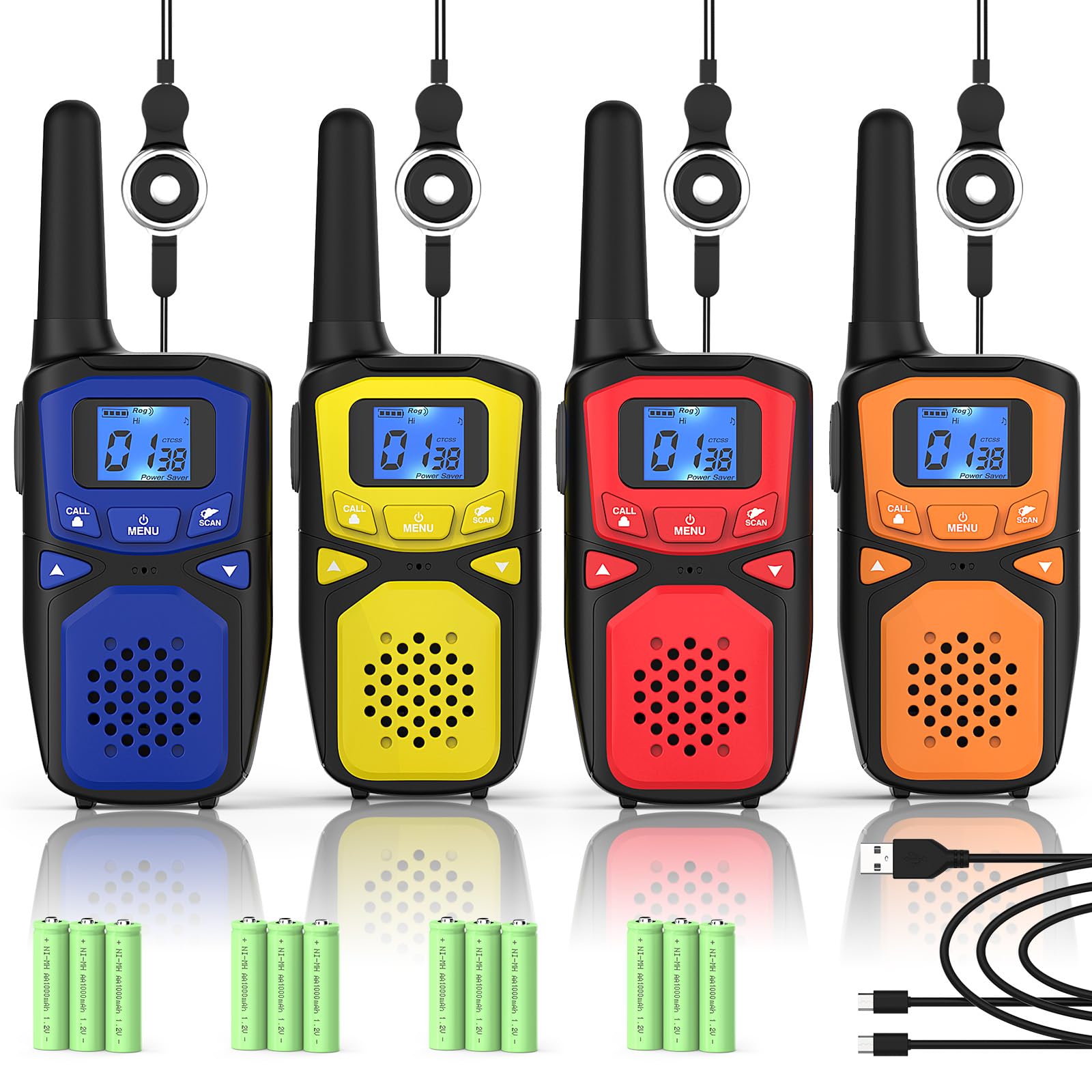 Amazon.com: WokTok Adult Walkie Talkies Long Range Rechargeable