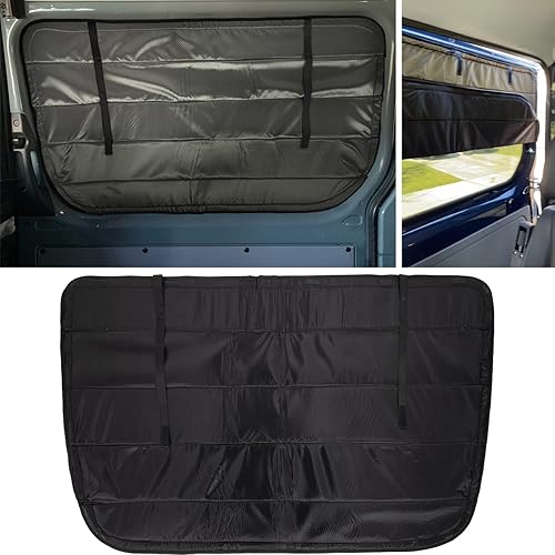 Cubierta opaca aislada para ventana de puerta corrediza plegable para Mercedes-Benz Sprinter Van 2007-2022 para privacidad de automóvil cubiertas