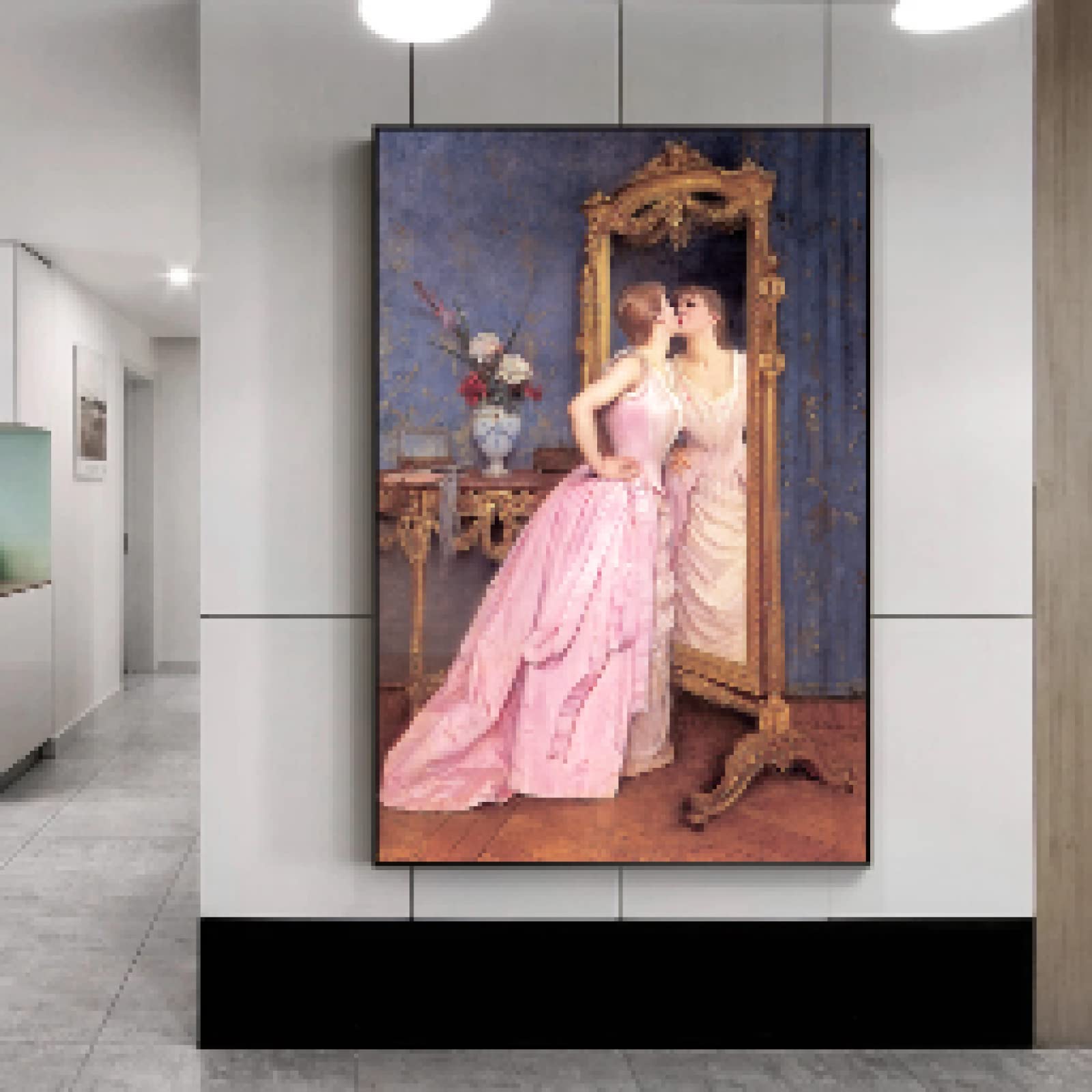 Amazon.co.jp: 有名な絵画アート 虚栄心 キャンバス絵画 ホーム