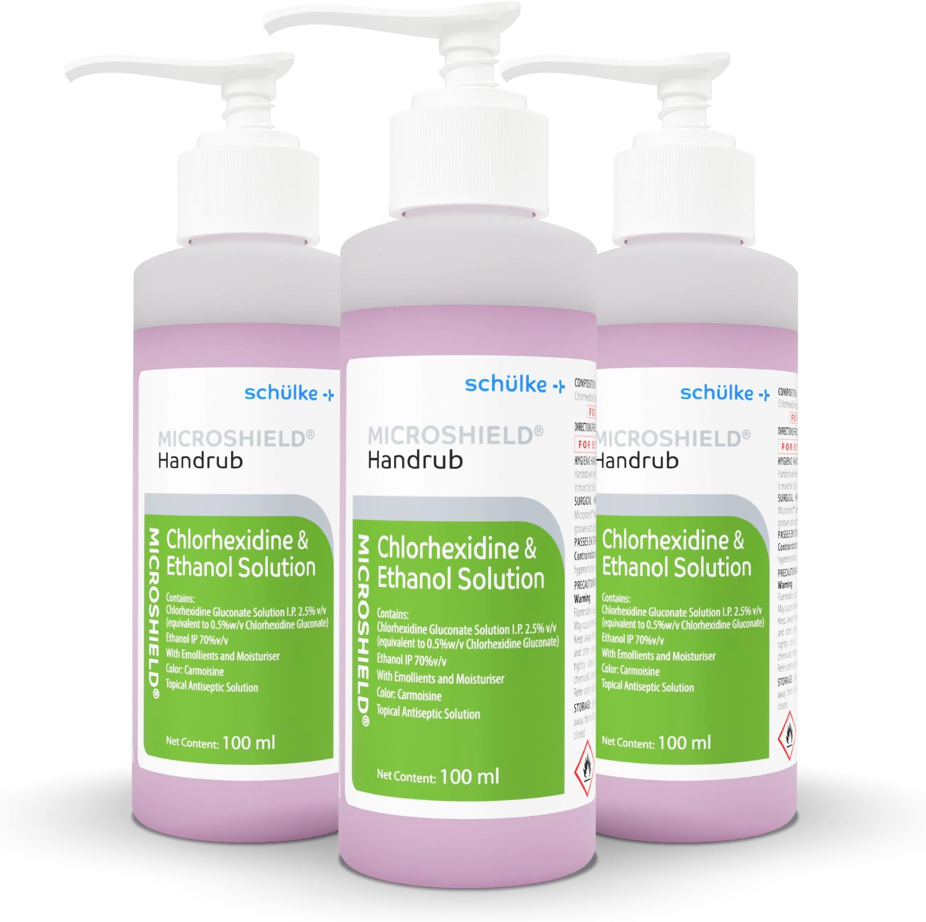 Handrub 100ml (CHG + Ethanol) Pack Of 3