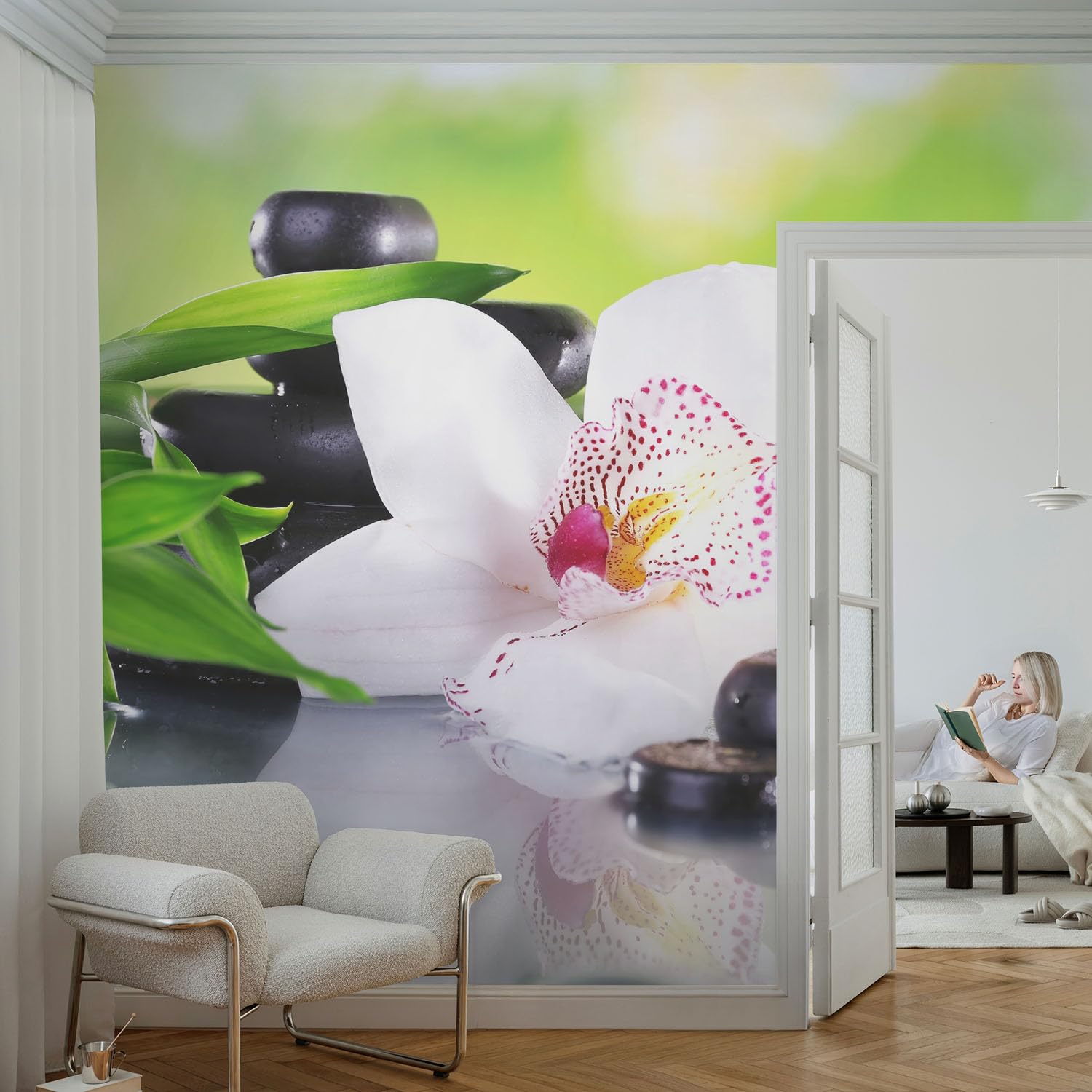 Papel Pintado Textil 416x254 cm La paz de la naturaleza