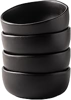 Vista 1 de AmorArc Juego de 4 cuencos de cerámica para cocina, cuencos grandes de 28 onzas para comida, cuencos de cocina resistentes a las astillas con borde