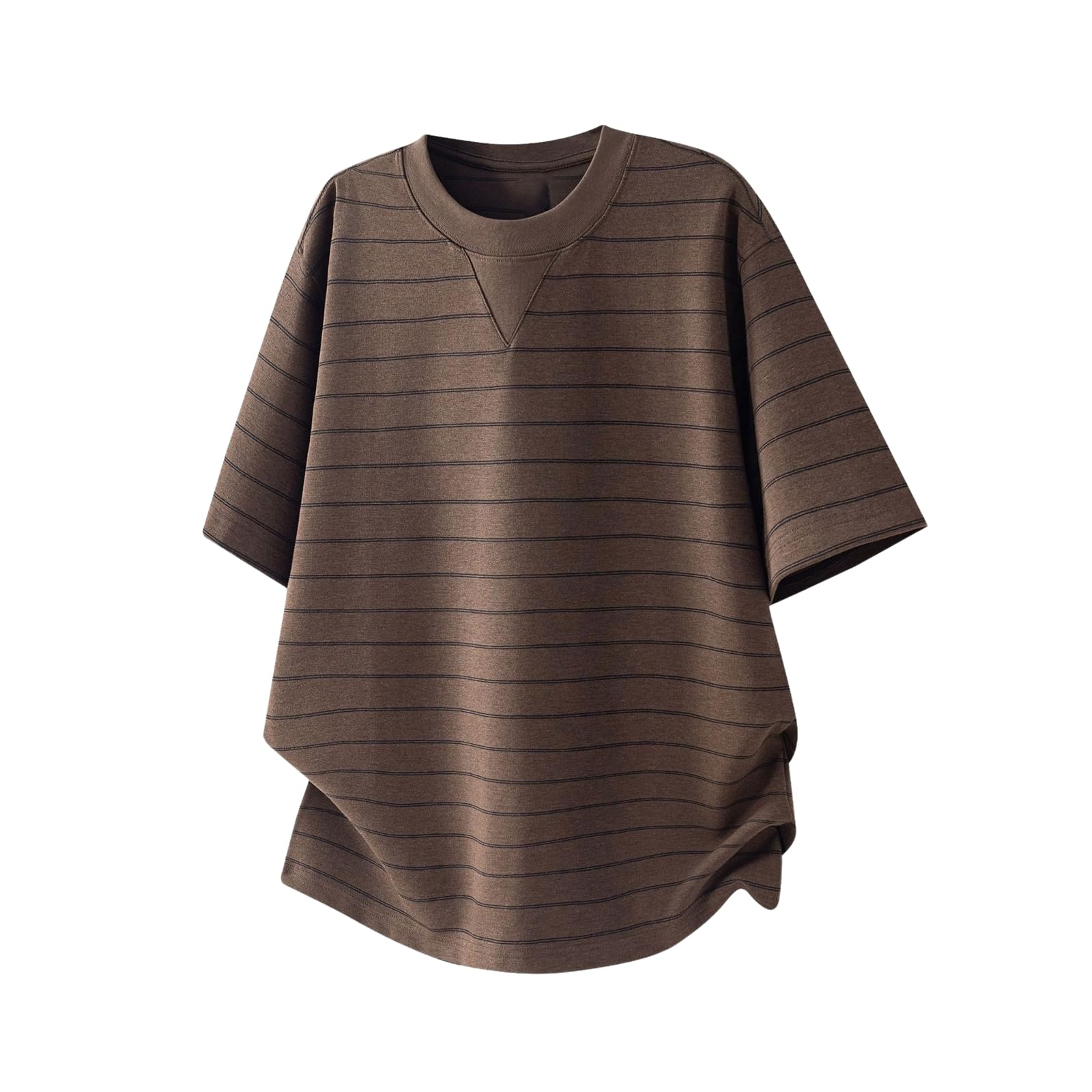 Męska koszulka letnia USA Vintage Crew Neck Casual z krótkim rękawem