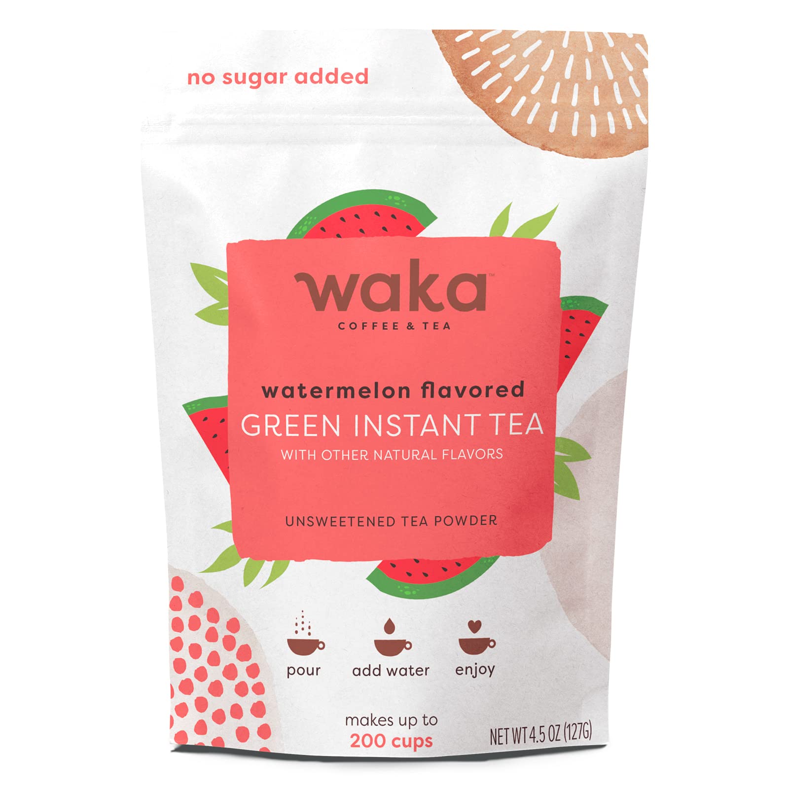 Buy Waka Quality Instant Tea — No Sugar Added & Unsweetened Watermelon