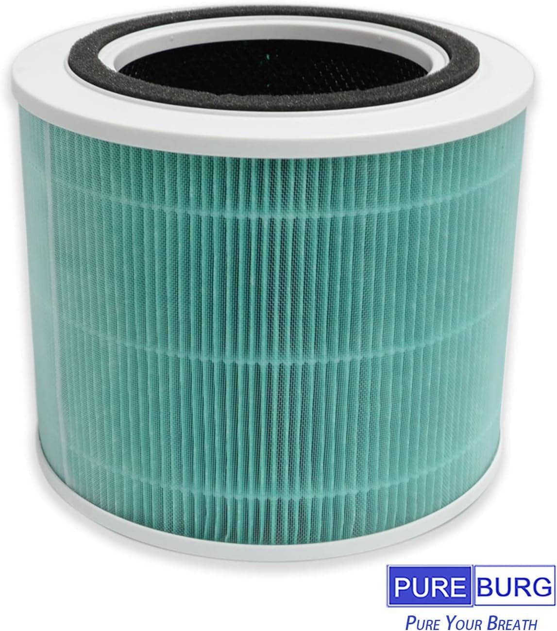 PUREBURG Replacement Filters Compatible with TOPPIN Comfy Air Bridge 2 TPAP003 Air Purifier,2-Pack H13 HEPA 4-Stage Filtration Activated Carbon - Image 4