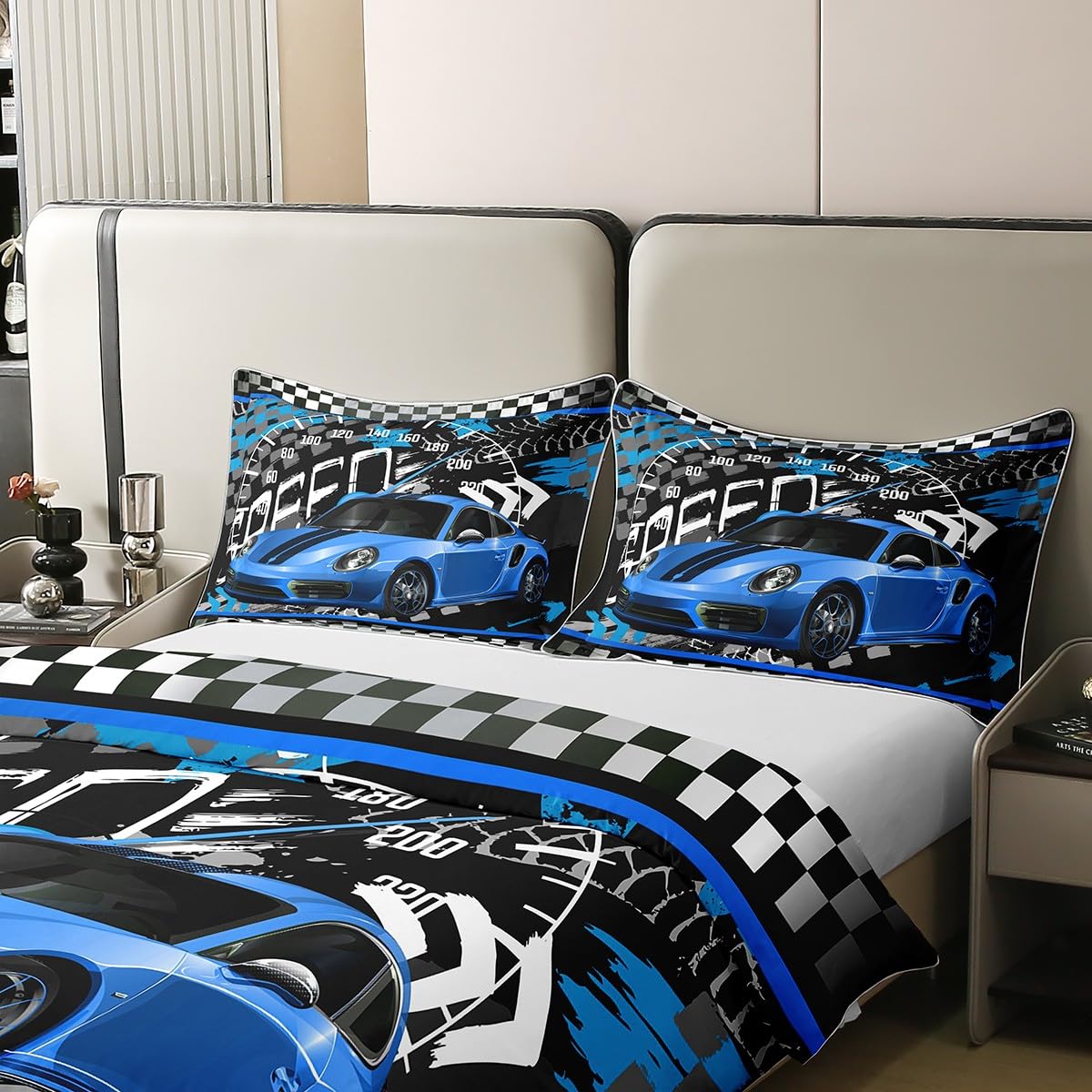 Odot Dekbedovertrek Set 3 stuks, zachte Microfiber 3D Cartoon Kinderserie Gedrukt Ritssluiting Dubbele Hypoallergeen Beddenset met 2 kussenslopen (Single-135x200cm-2st, Rose