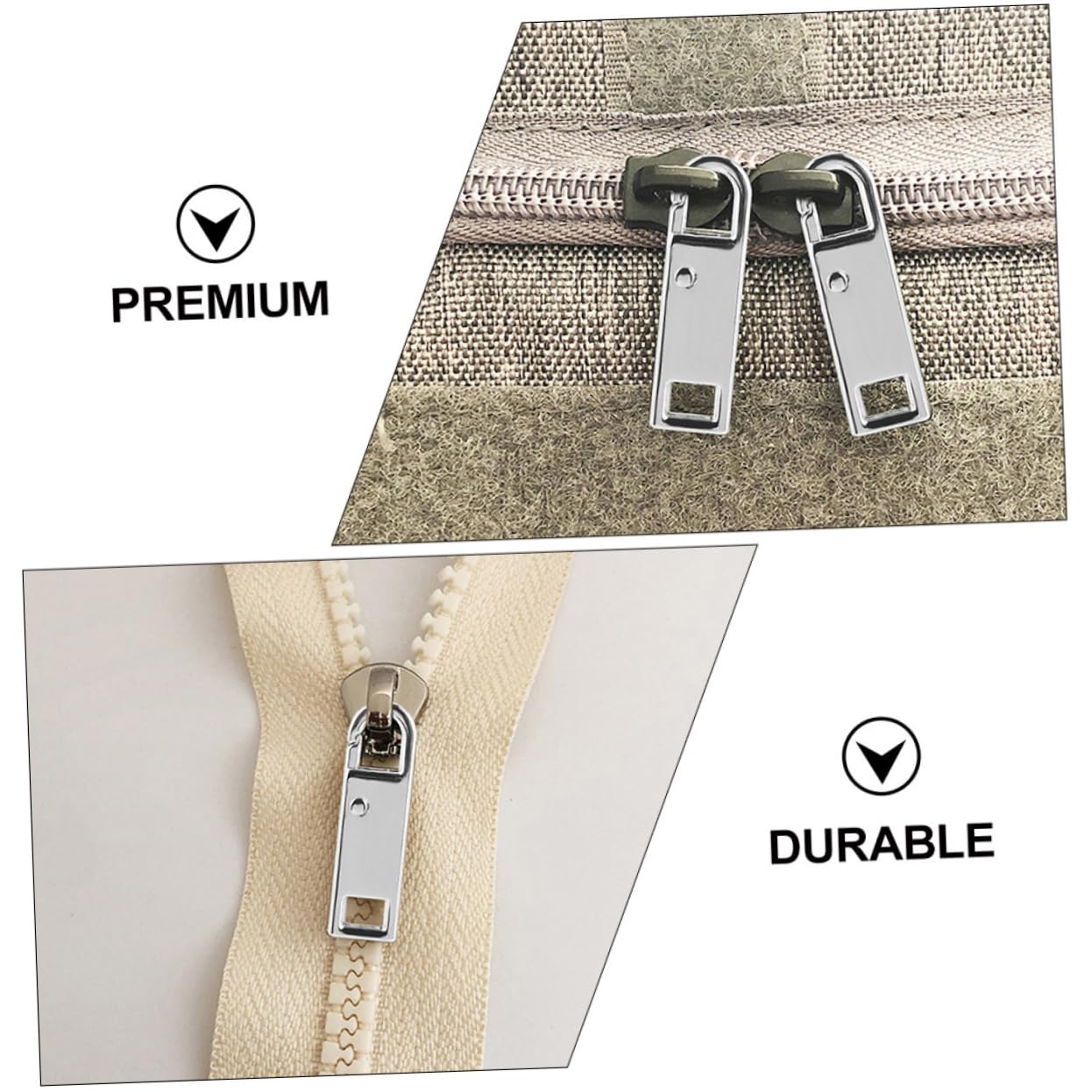Tofficu 60piezas Tiradores De Cremallera Para Reemplazo Accesorios Multiusos Para Mochilas Bolsos y Equipaje