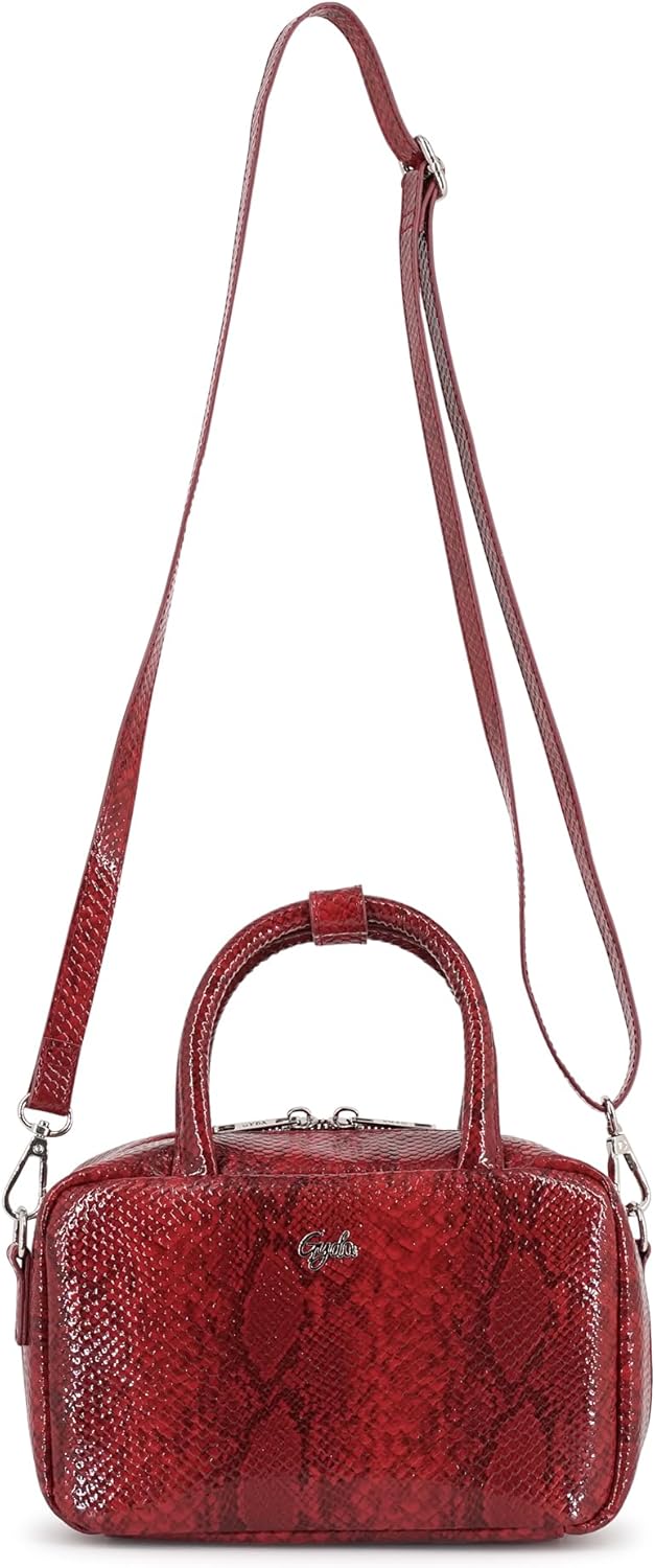 ジェイダ] GYDA (ジェイダ) PYTHON EMBOSS ミニボストンバッグ GY-B366