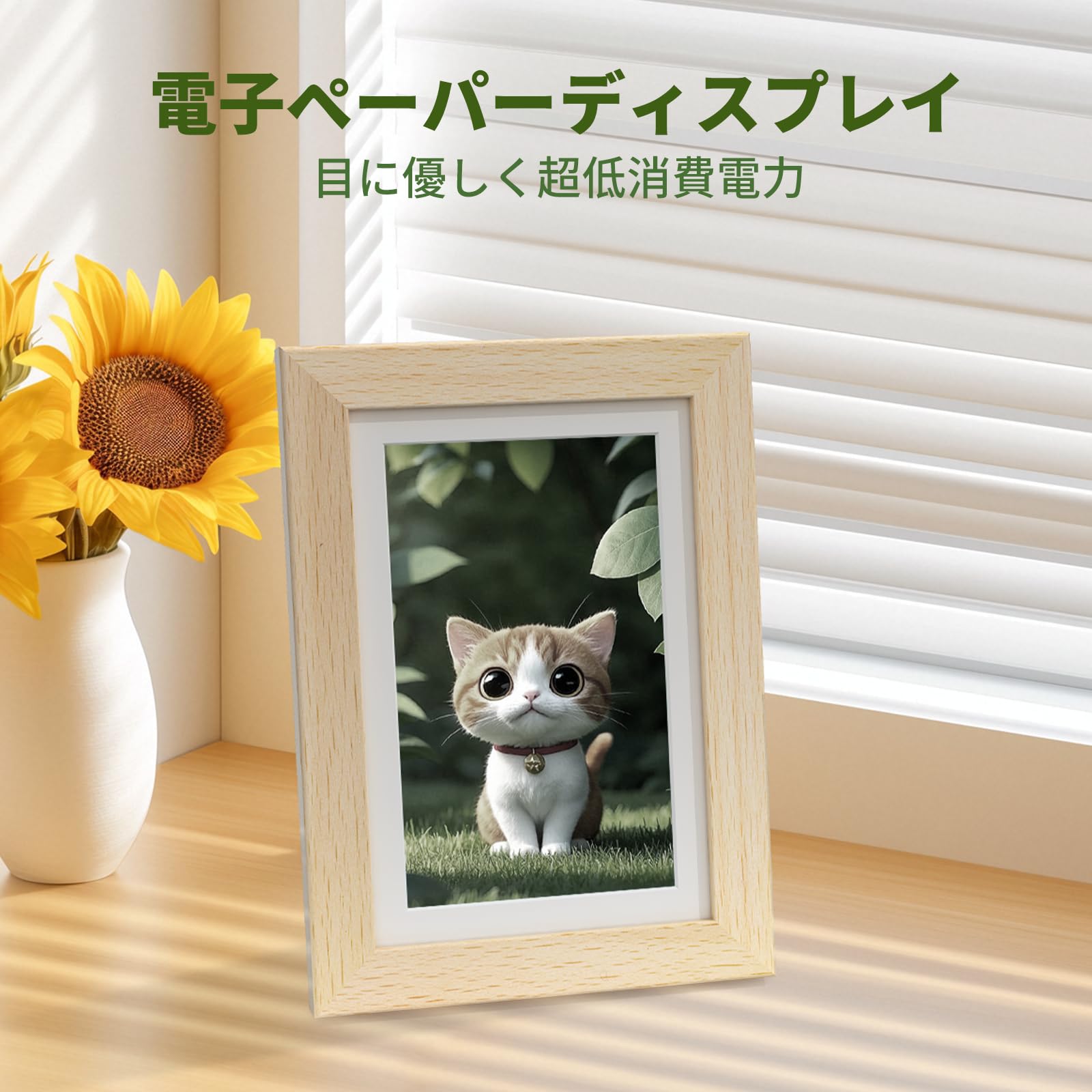 7.3インチ電子ペーパーデジタルフォトフレーム Amazon.com : Waveshare 7.3inch ACeP 7-Color E-Paper with Solid